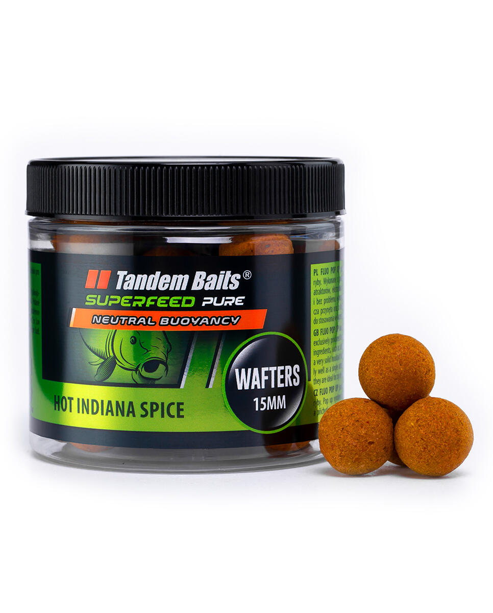 Waftersy SuperFeed Pure 15 mm/70g Hot Indiana Spice