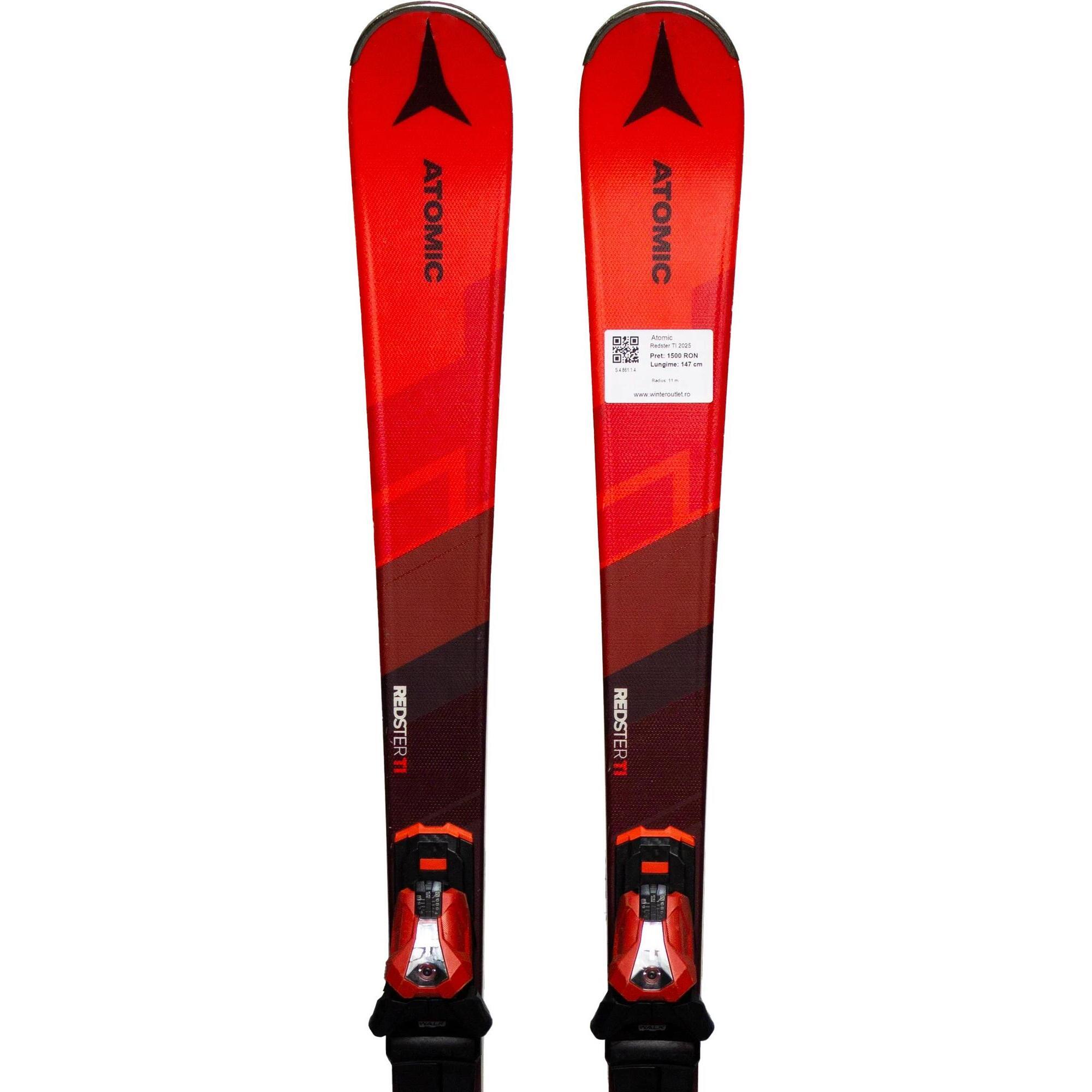 Second Life- Narty ATOMIC Redster TI 2025  147 cm- Stan bardzo dobry
