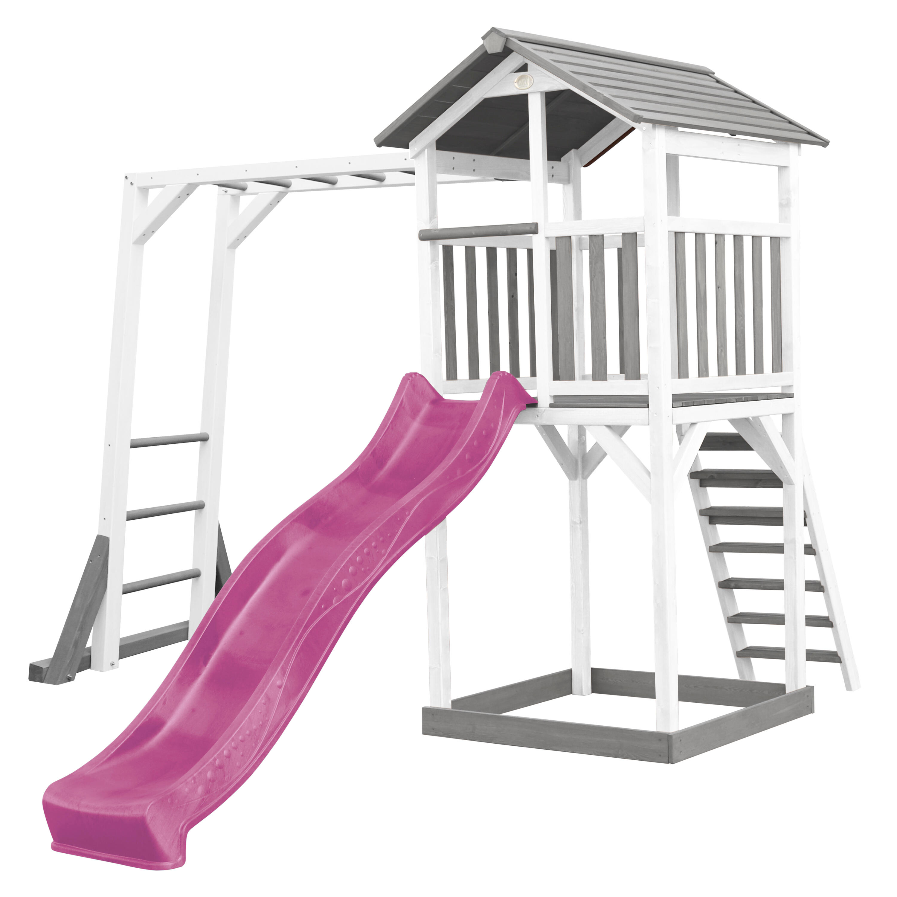 Plac zabaw AXI Beach Tower rama do wspinaczki i piaskownica