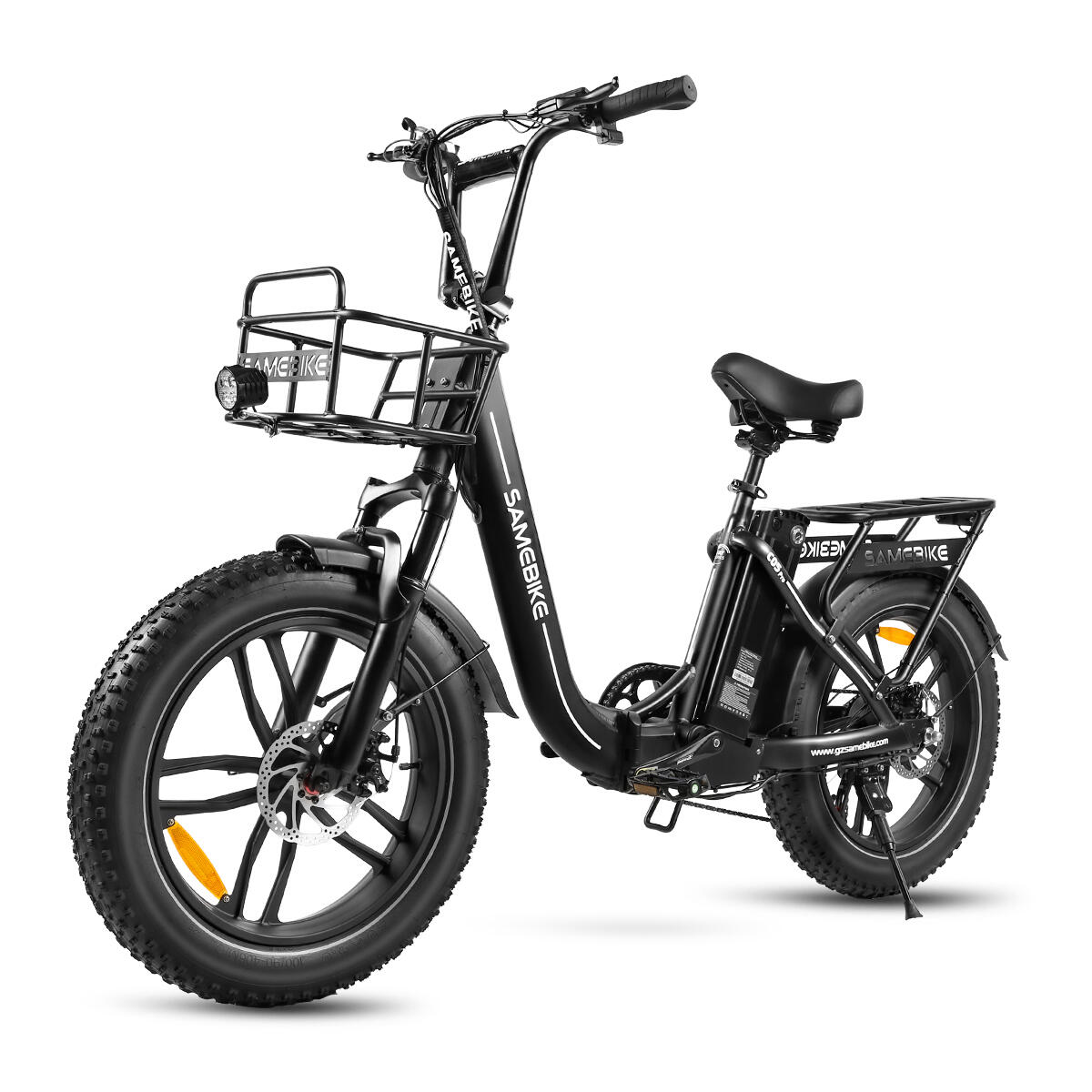 Samebike C05 Pro składany rower elektryczny z koszykiem i akumulatorem 36V13AH