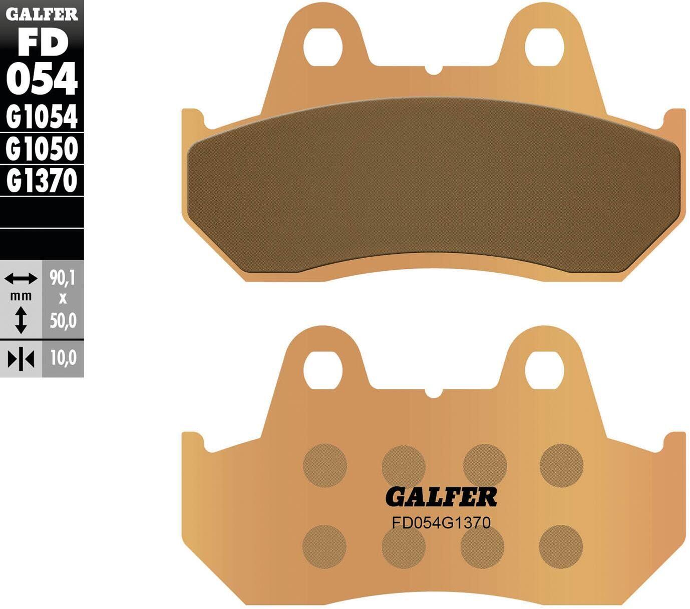 GALFER FD054 klocki hamulcowe sinterowane G1370
