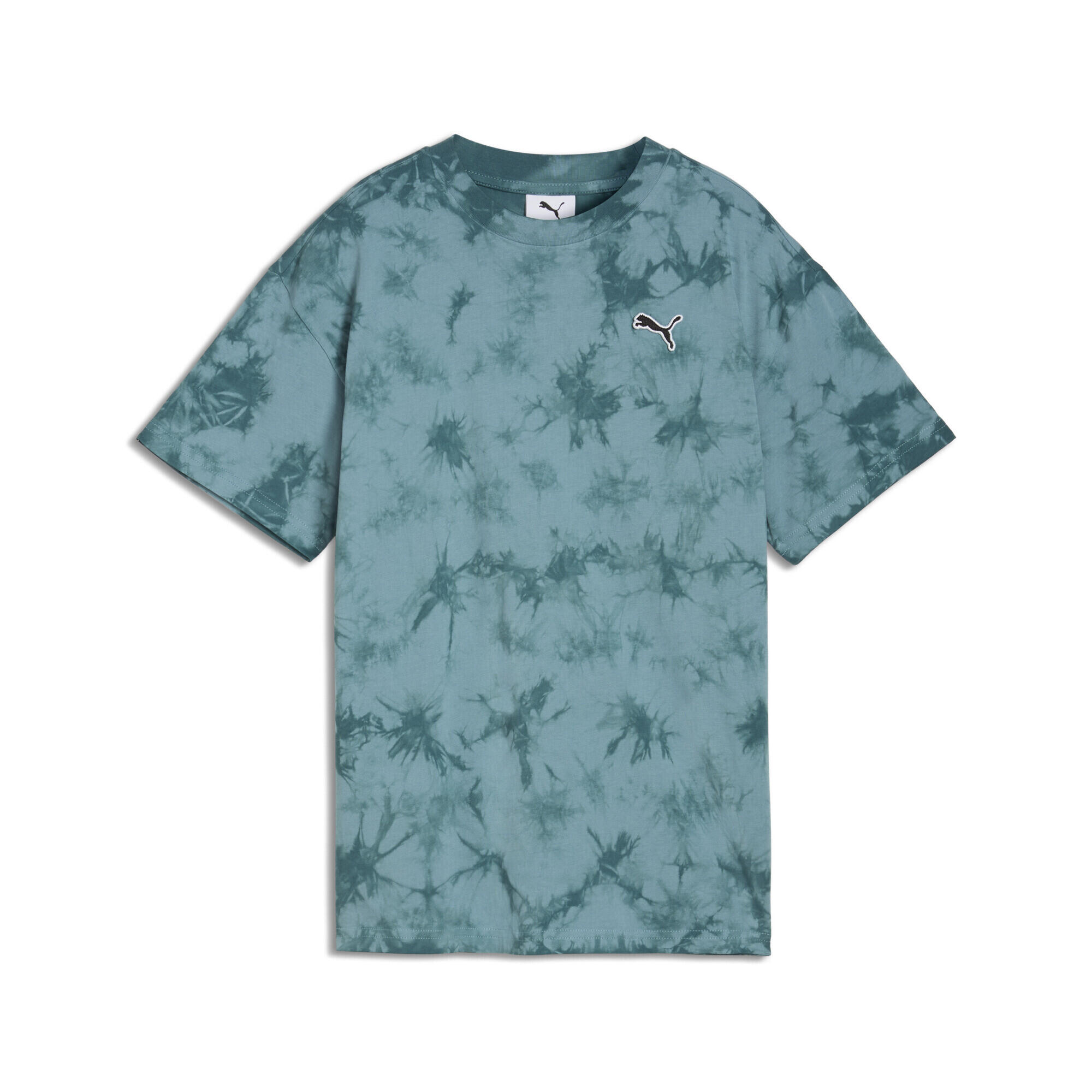 Młodzieżowa luźna koszulka Essentials z efektem tie-dye PUMA