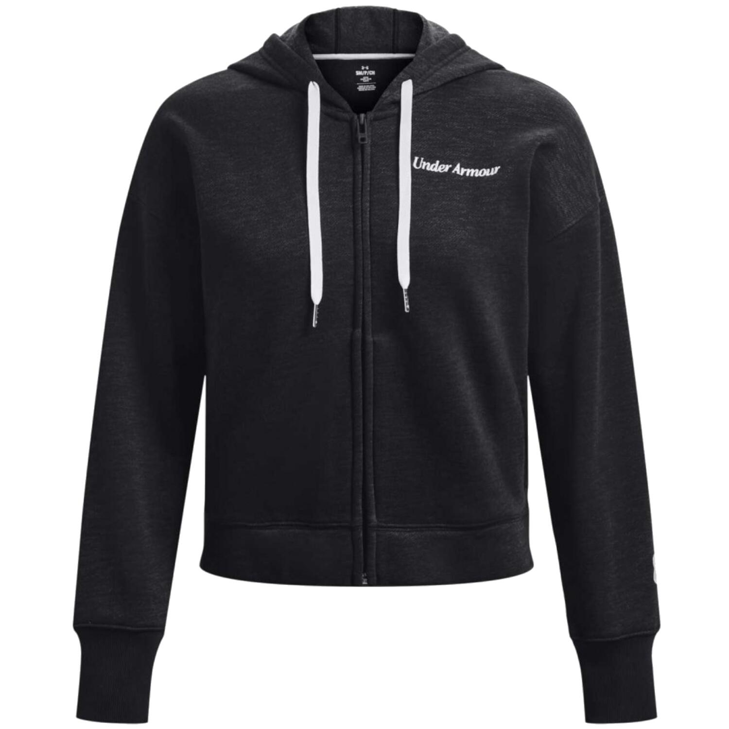 Bluza dresowa sportowa damska Under Armour Essential Fleece Script FZ Hoodie