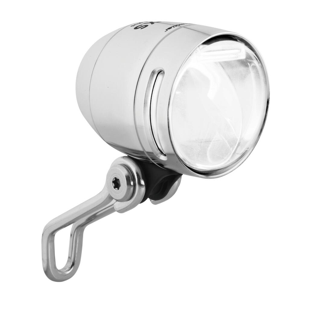 Przednie światło rowerowe IQ-XS, srebrne