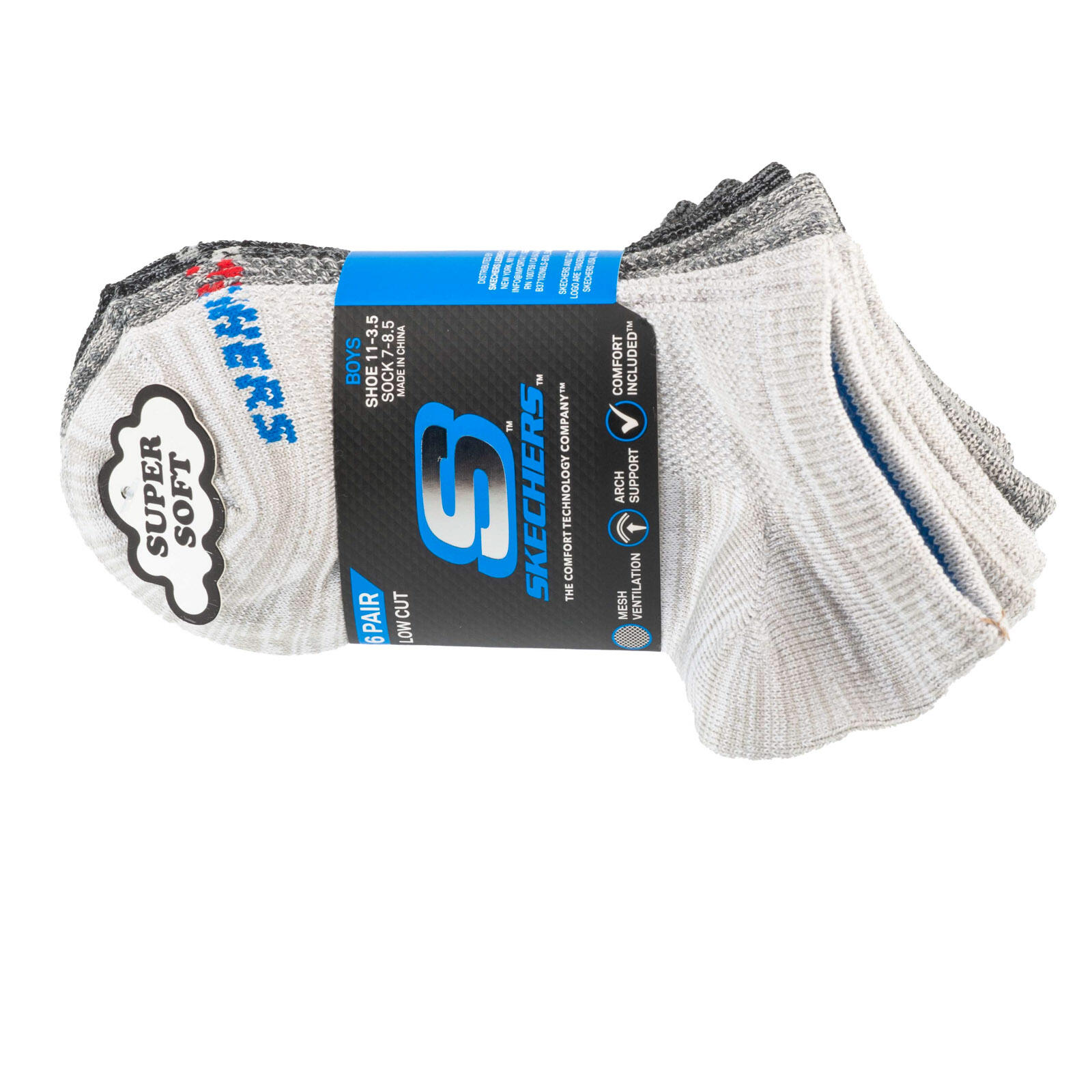 Skarpetki sportowe dla dzieci 6pk Boys No Terry Socks