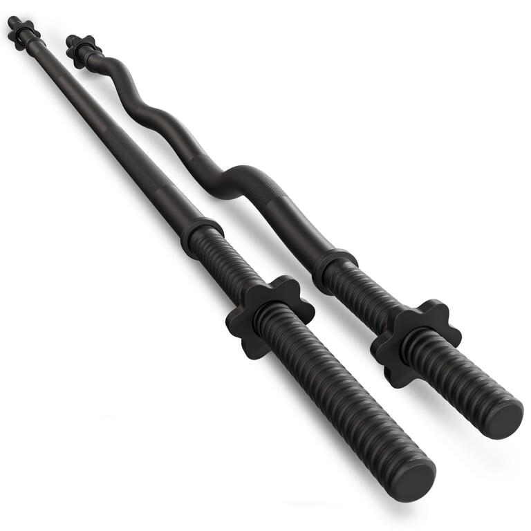 Zestaw gryfów stalowych Trex Sport TX‑150SP/120LCP prosty 150cm łamany 120cm