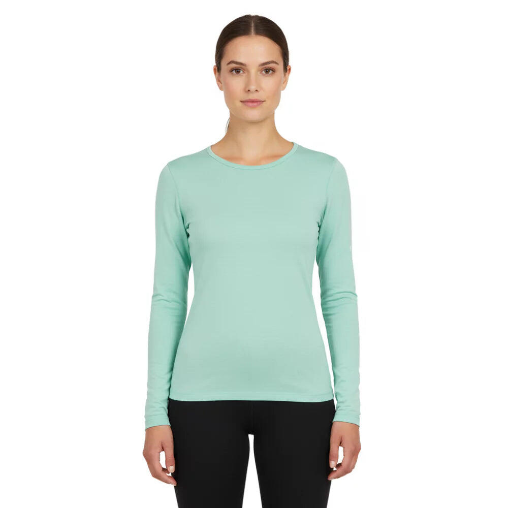 Damski t-shirt z długim rękawem  100% wełny merynosów - Bjork 210