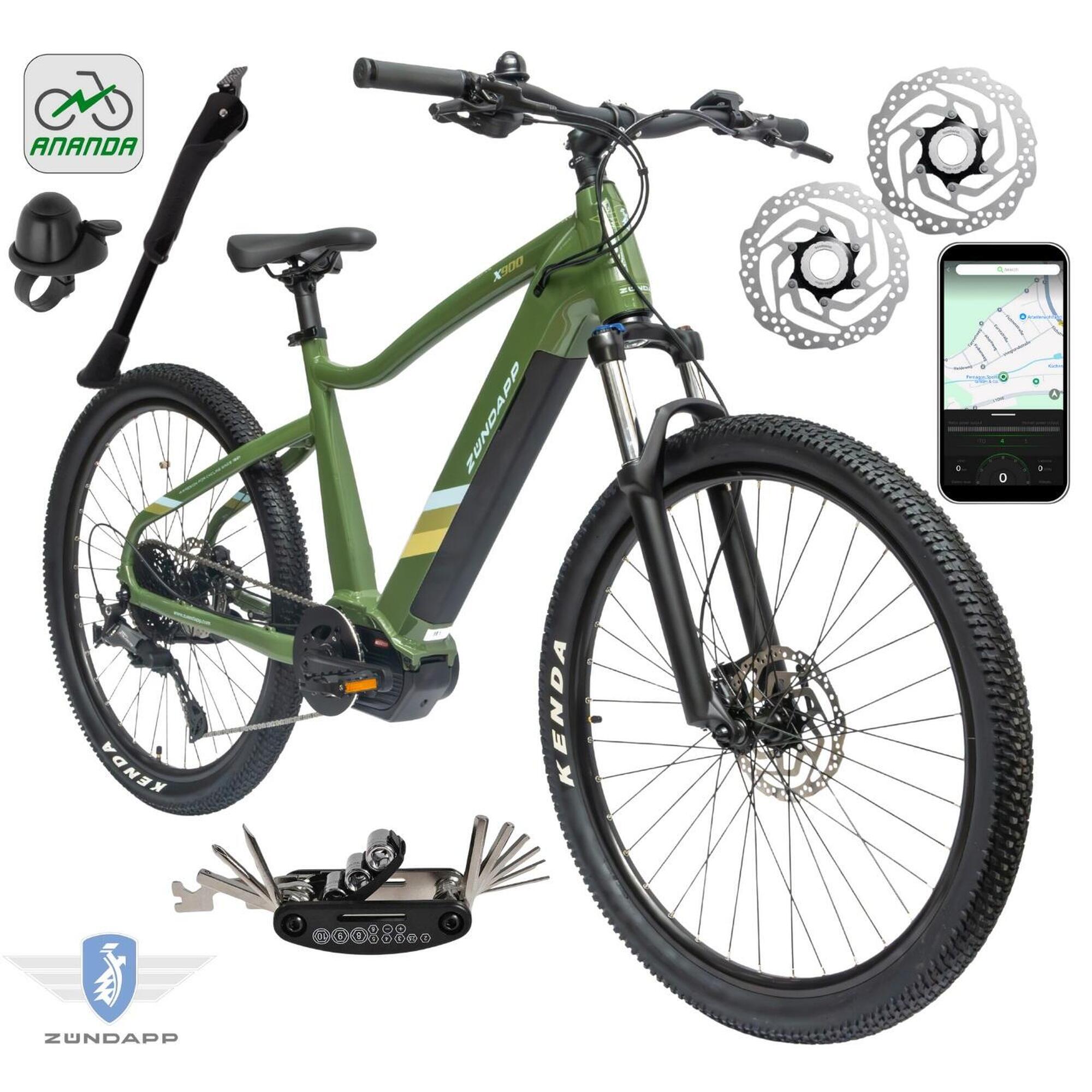 Rower Elektryczny Męski Damski Górski 27 5 SHIMANO Aplikacja 250W LCD 2025