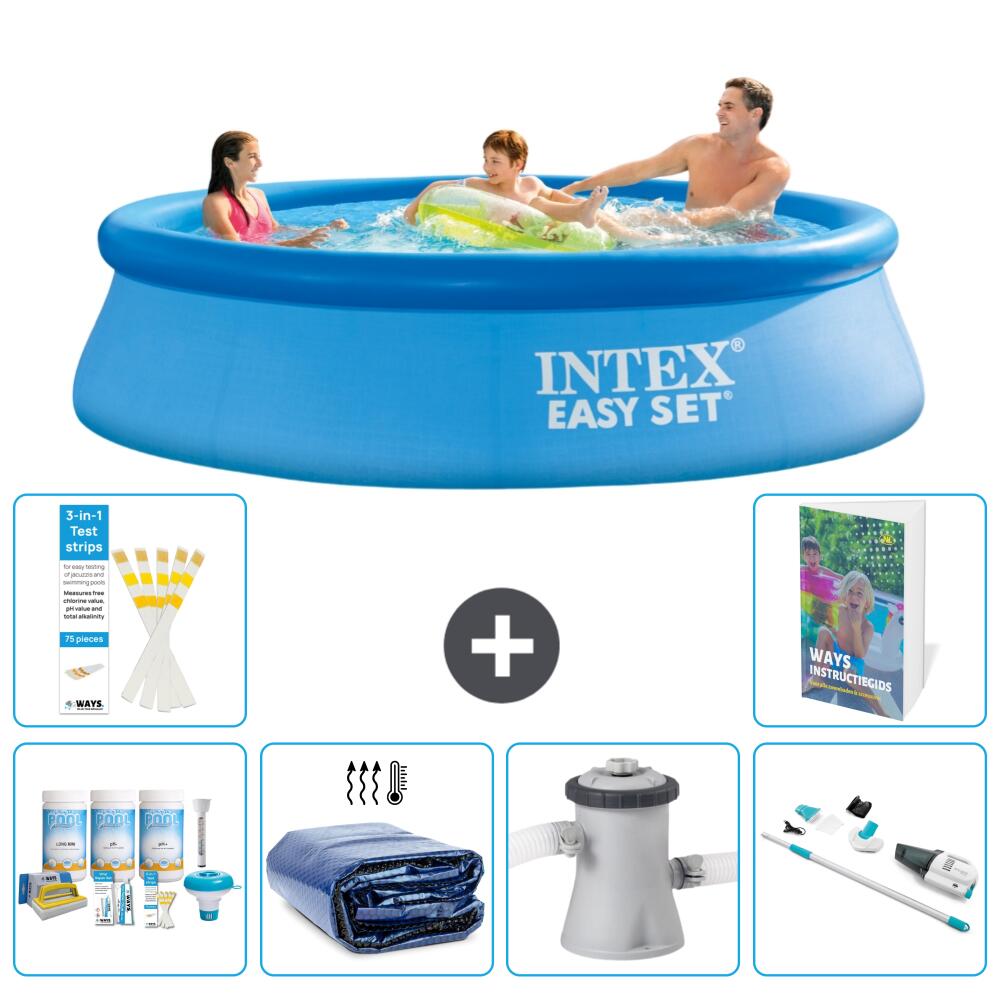 INTEX Basen Easy Set Okrągły - 305x76 cm - 7-częściowy S165
