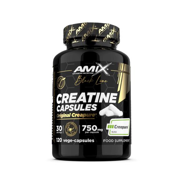 Kapsułki z kreatyną (Creapure®) – 120 kapsułek roślinnych Amix Nutrition