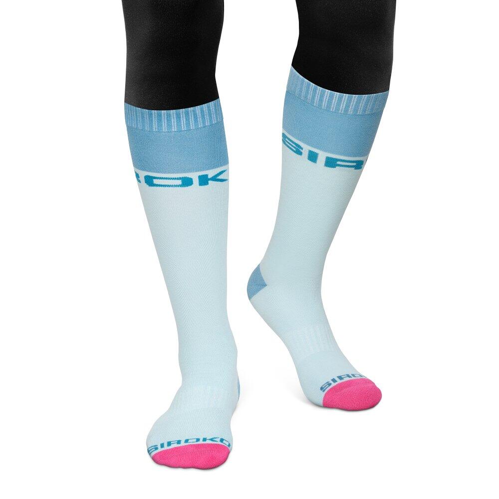 Skarpety snowboardowe Siroko Fuji Light Blue