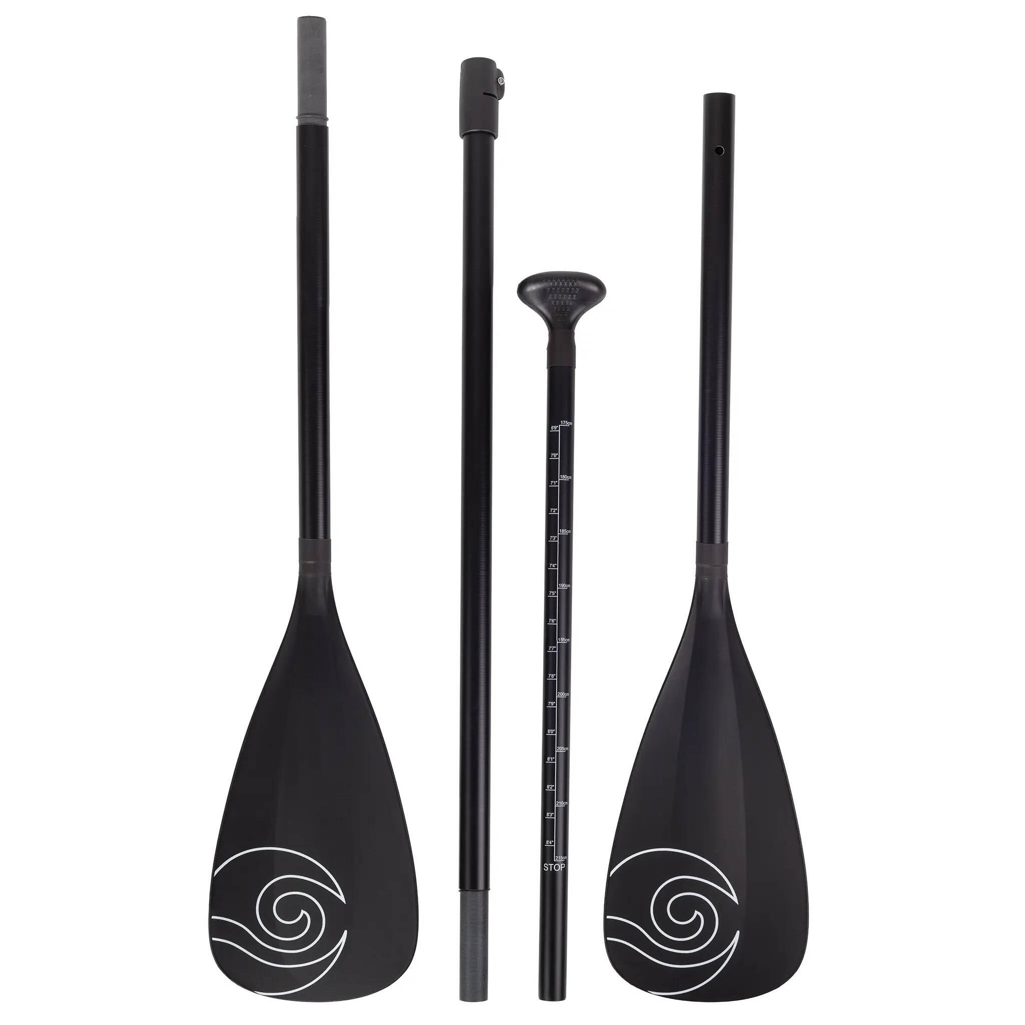 Wiosło 2w1 SUP/Kajak Sun Reflections 4-cz. – Lekkie  Regulowane  Karbon