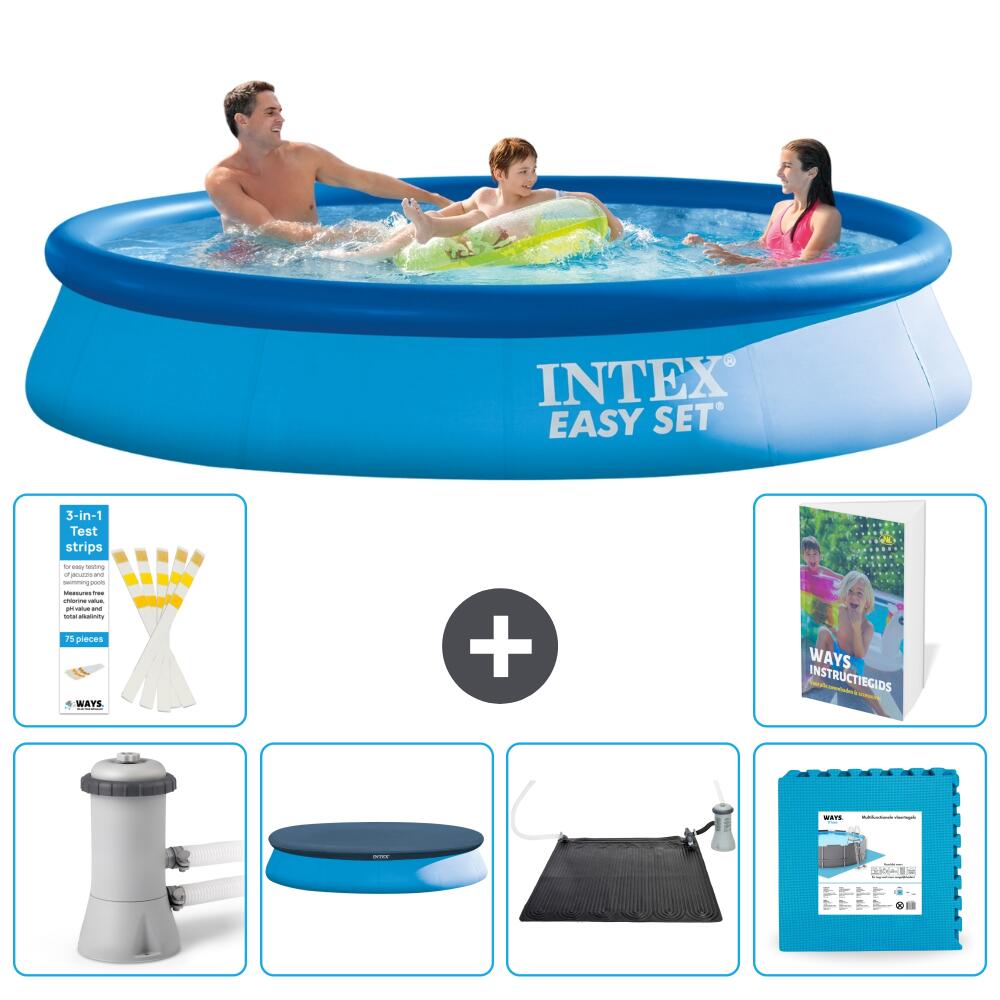 INTEX Basen Easy Set Okrągły - 366x76 cm - 7-częściowy S273