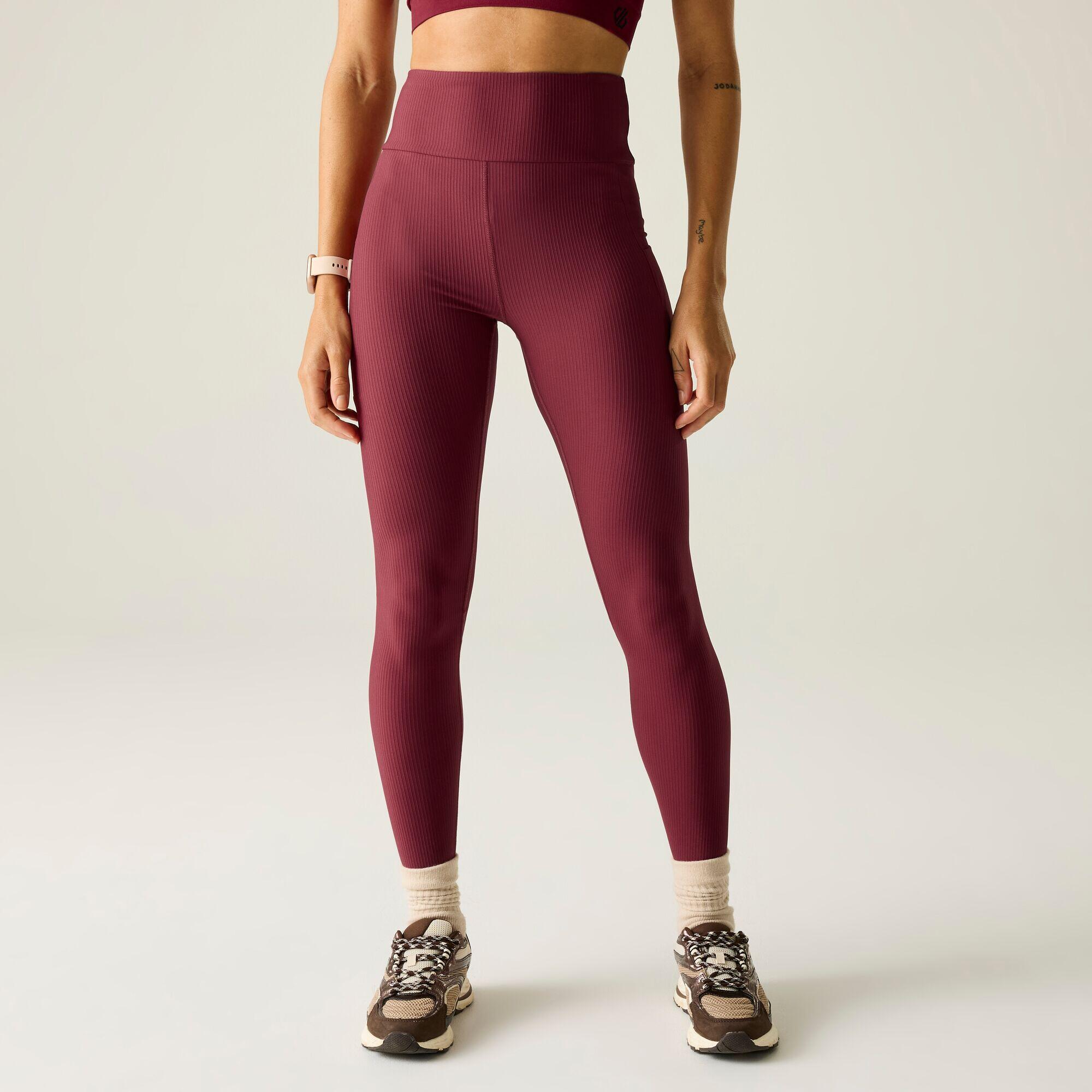 Damskie legginsy żebrowane Hustle