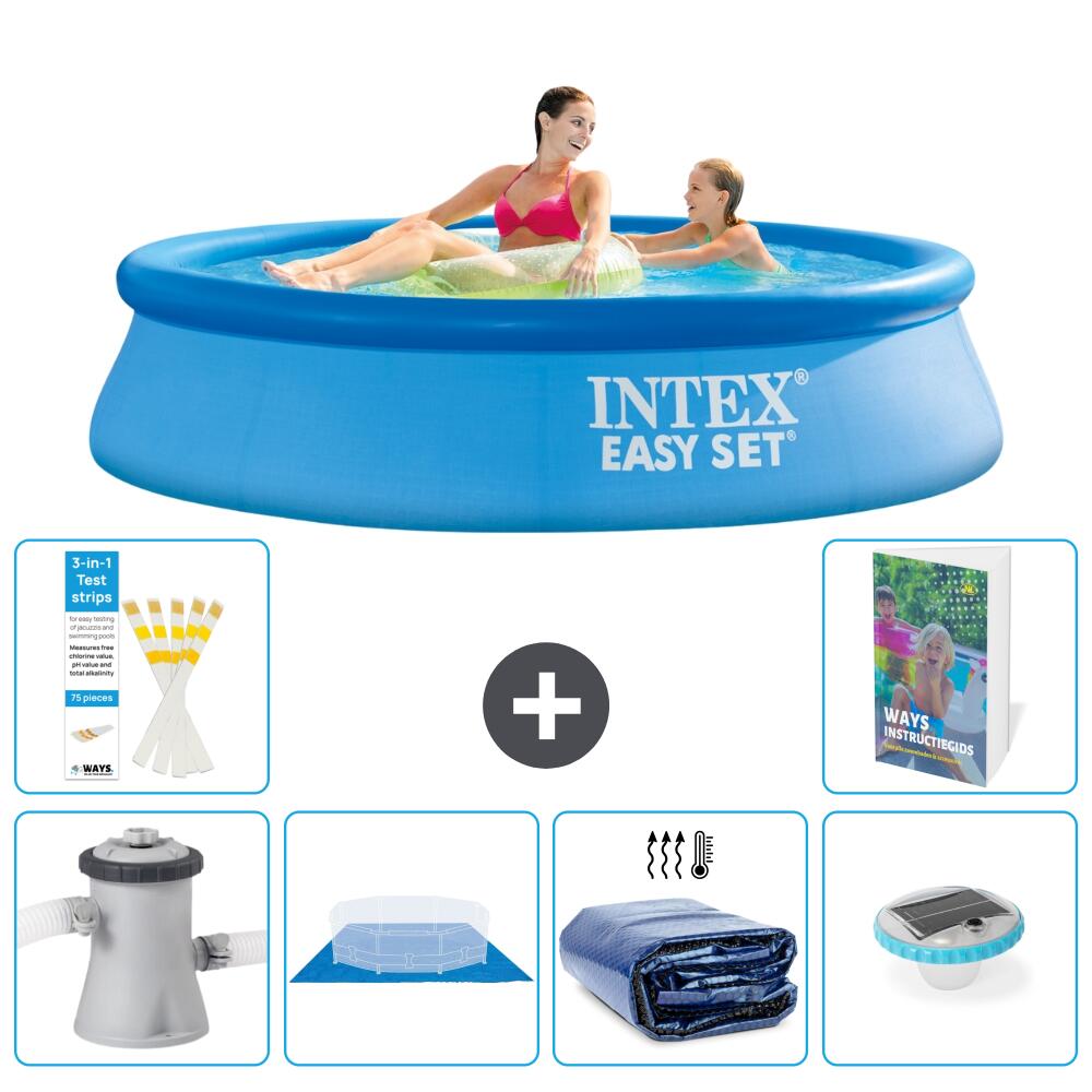 INTEX Basen Easy Set Okrągły - 244x61 cm - 7-częściowy S272