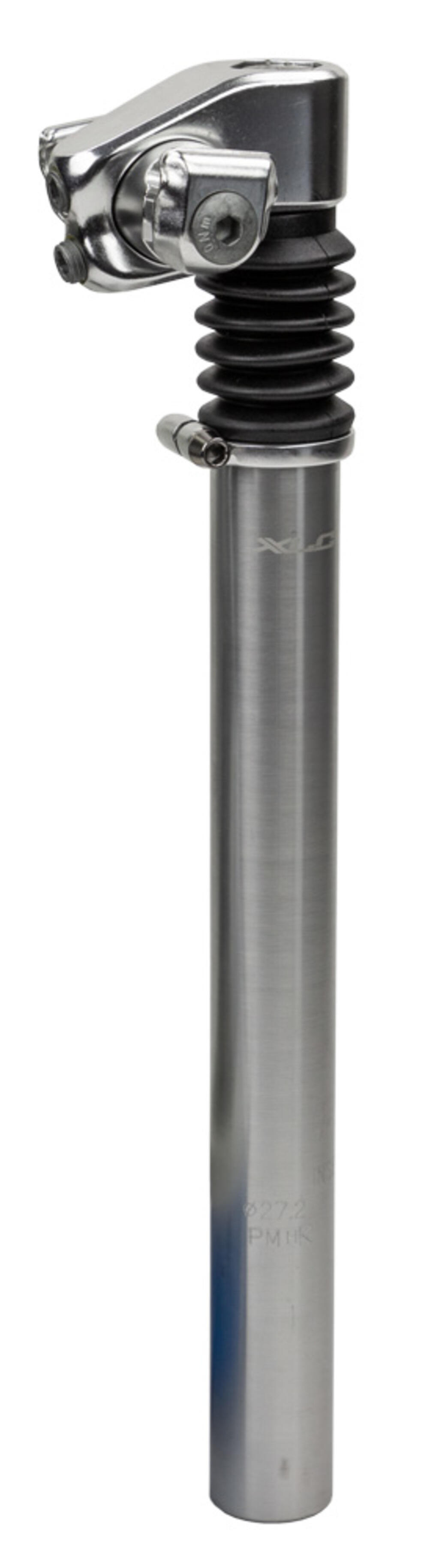 Sztyca Comp Easy Ze Sprężyną Zaciskową 27,2 Mm 300 Mm Aluminium Srebrna