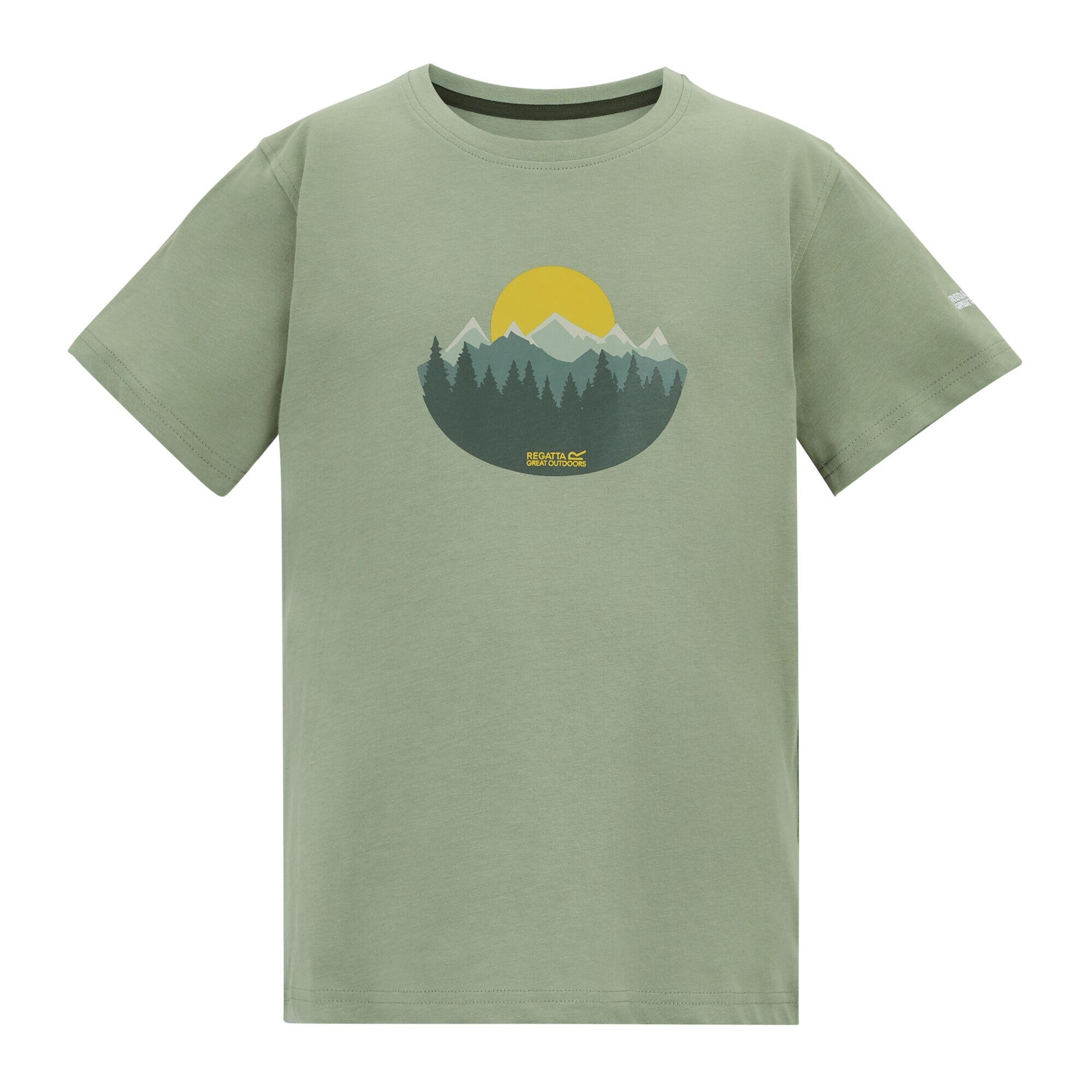 T-shirt Dziecięca Z Motywem Zachodu Słońca Bosley