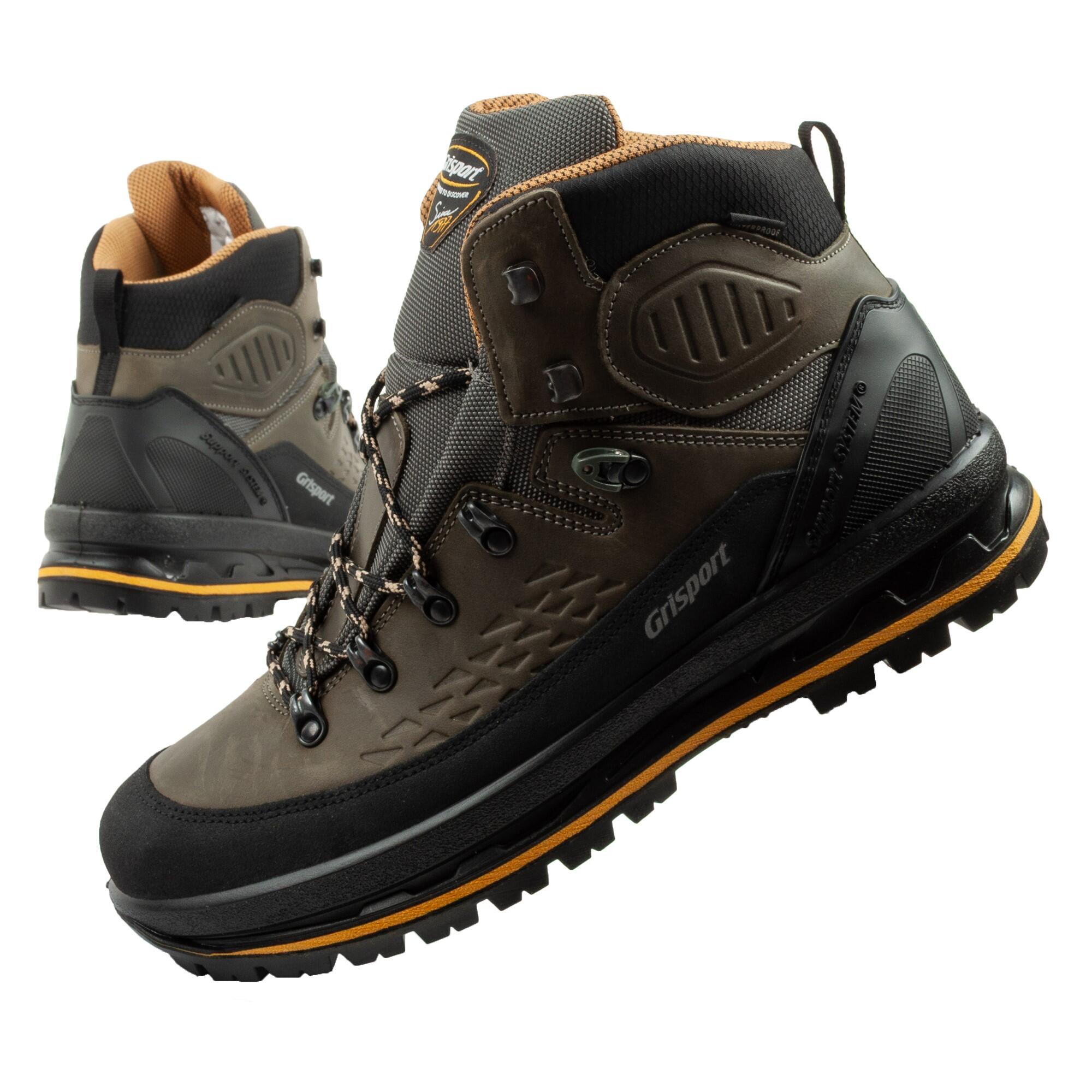 Buty trekkingowe męskie Grisport Grigio wodoodporne za kostkę
