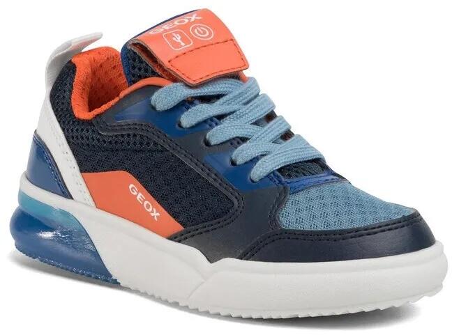 Buty Dziecięce Geox Jr Grayjay Sneaker Ciemnoniebieskie