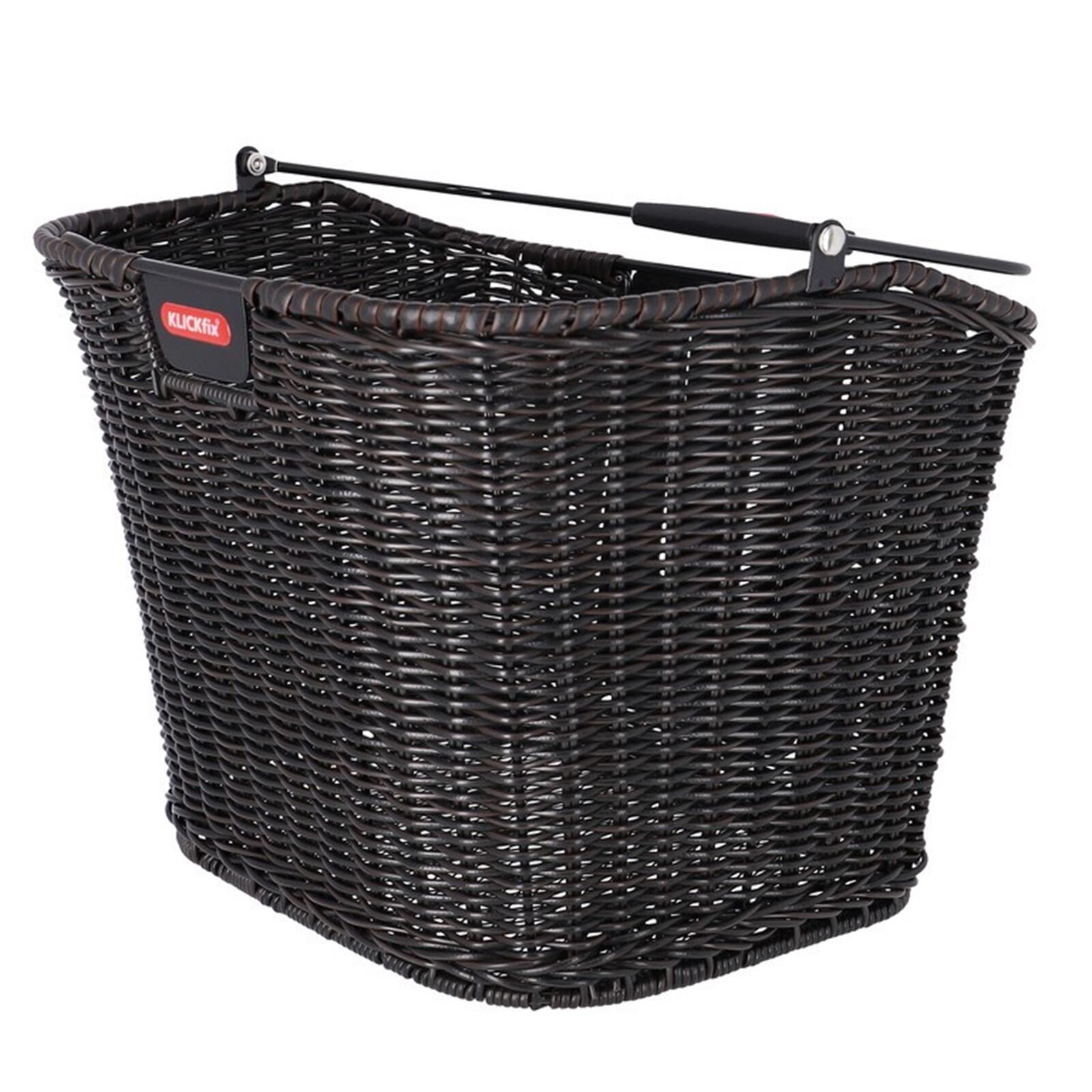 RIXEN & KAUL Structura koszyk przedni, 16 L, KLICKfix, czarny