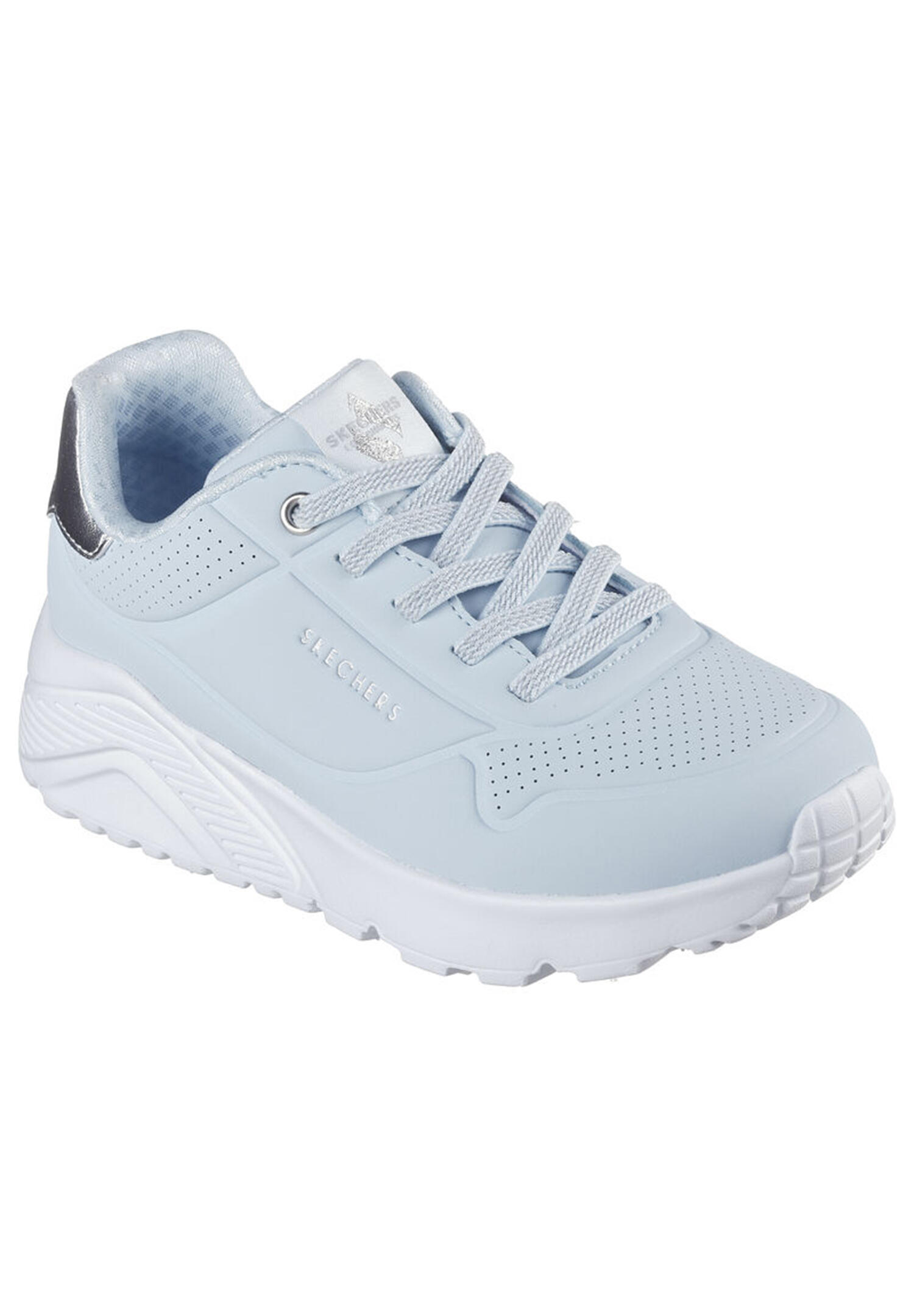 Buty SKECHERS UNO LITE-METALLIC MO Niebieski
