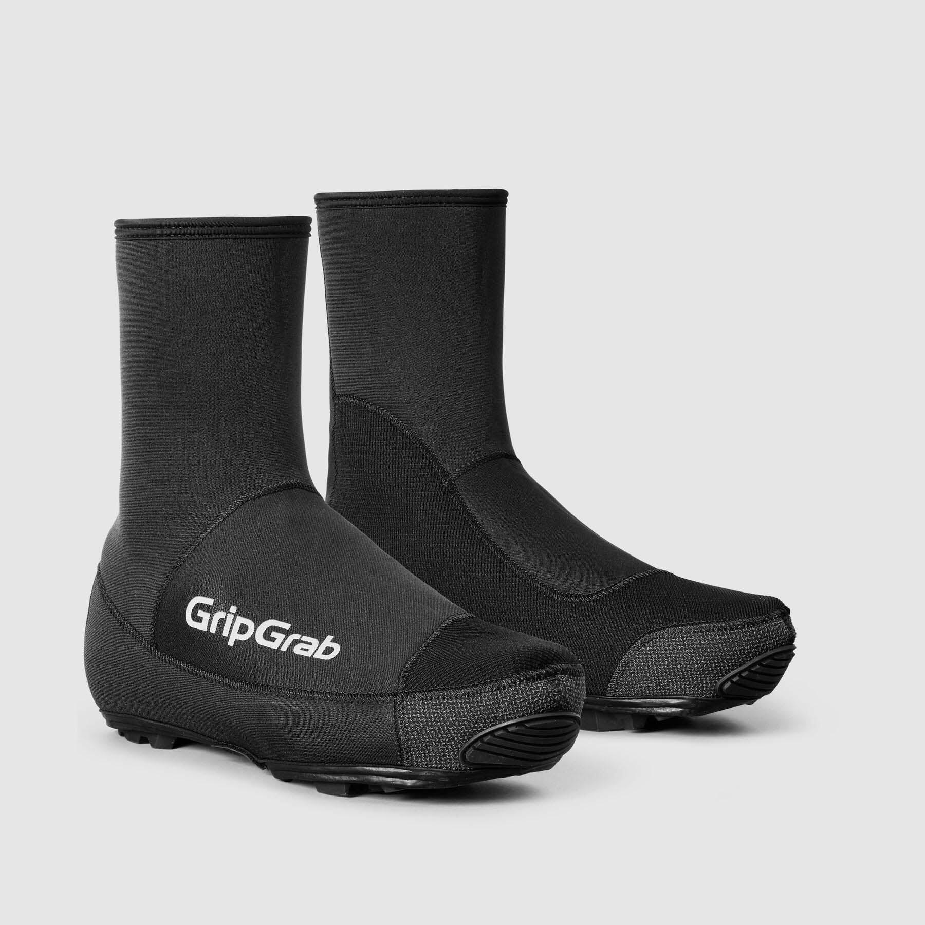 PACR wodoodporne zimowe ochraniacze na buty gravel 3mm neopren czarne 48-49