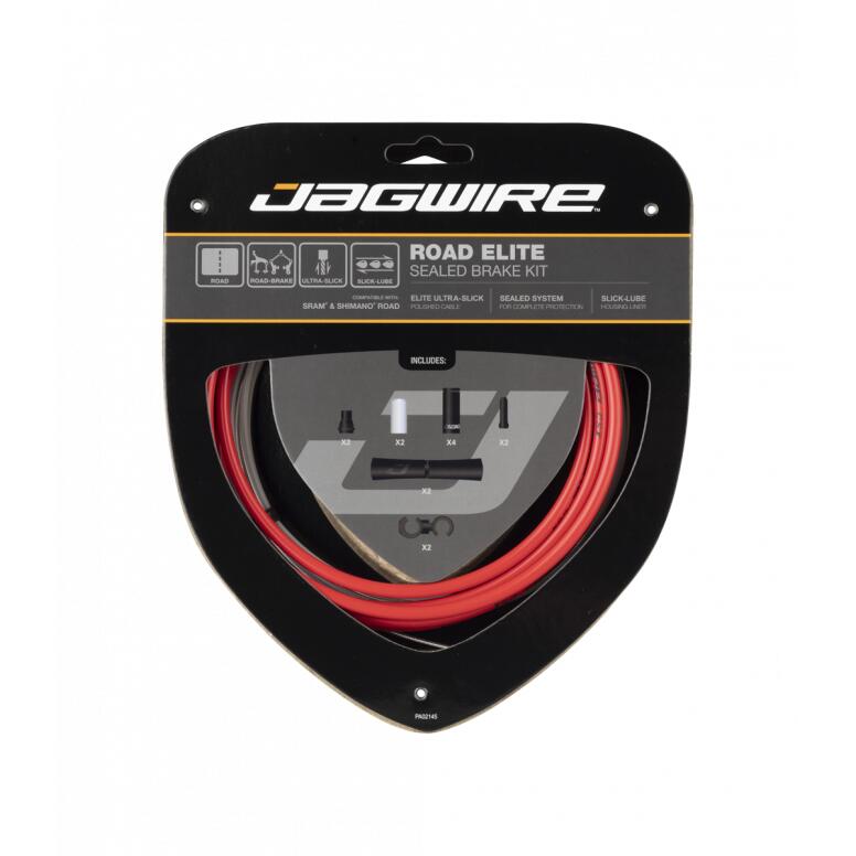 JAGWIRE Road Elite uszczelniony zestaw hamulcowy - czerwony