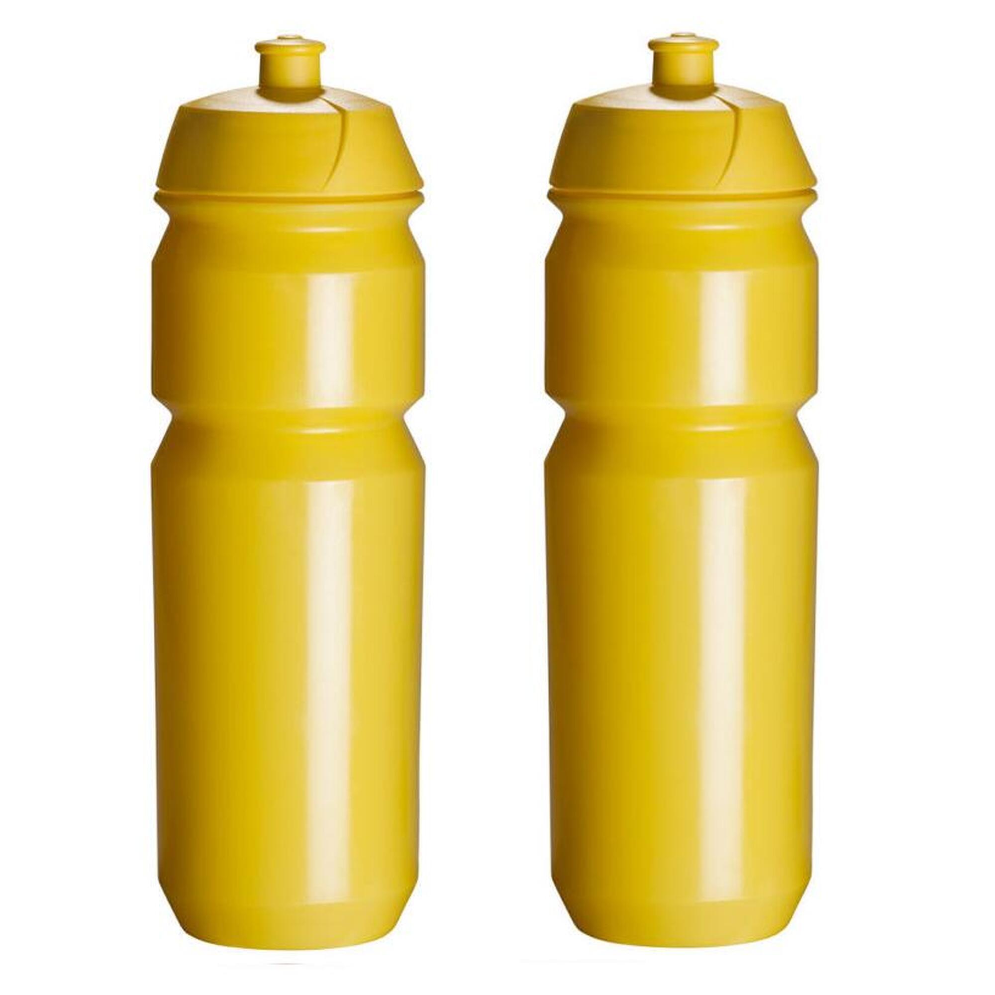 Żółte bidony 2 x 750 ml