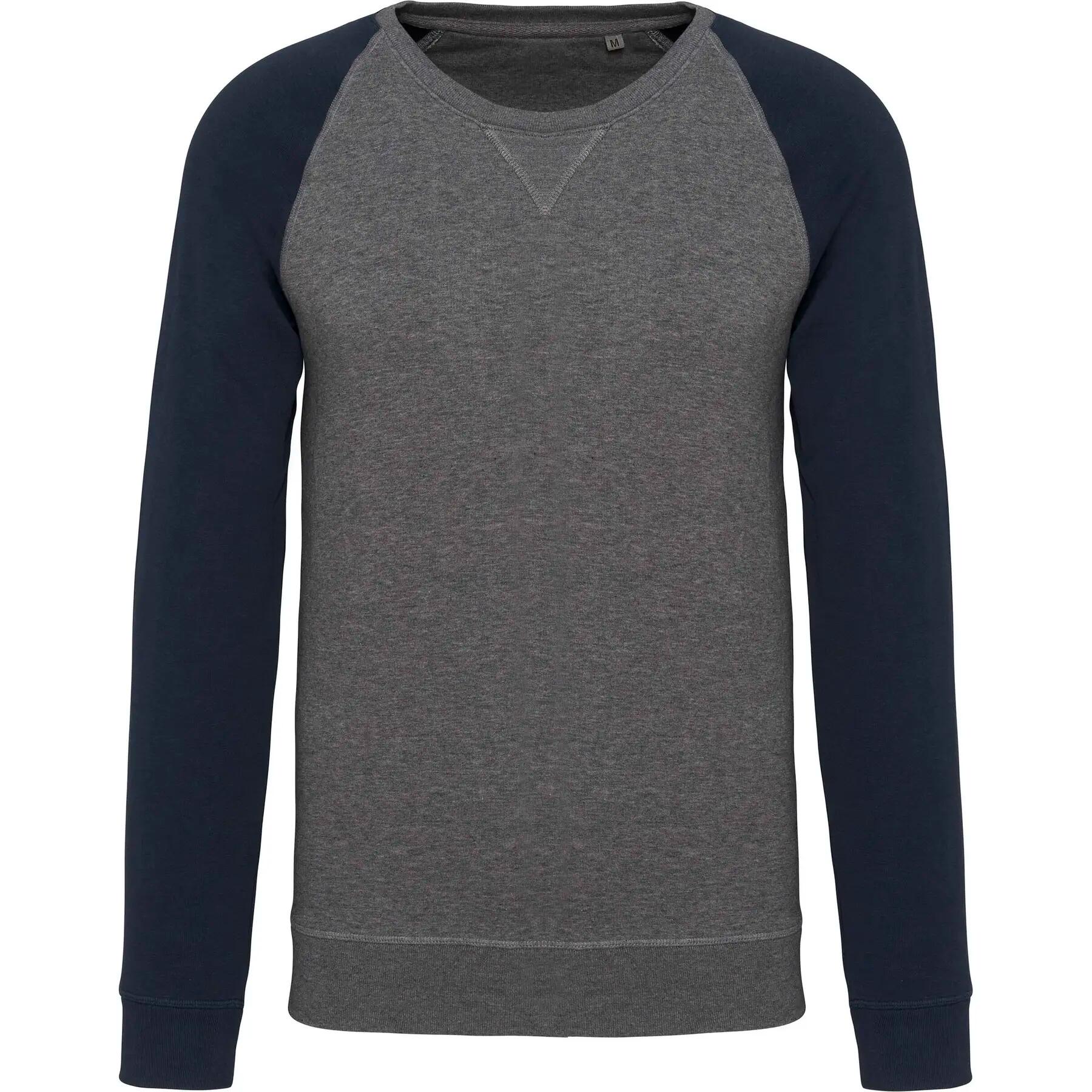 Bluza z okrągłym dekoltem Kariban bicolore Manches Raglan