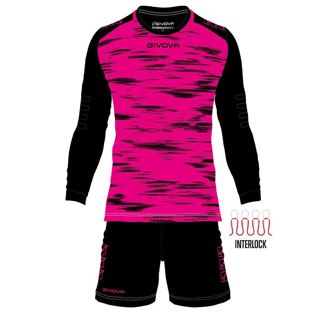 Zestaw bramkarski Givova Kit Fuxia-Czarny