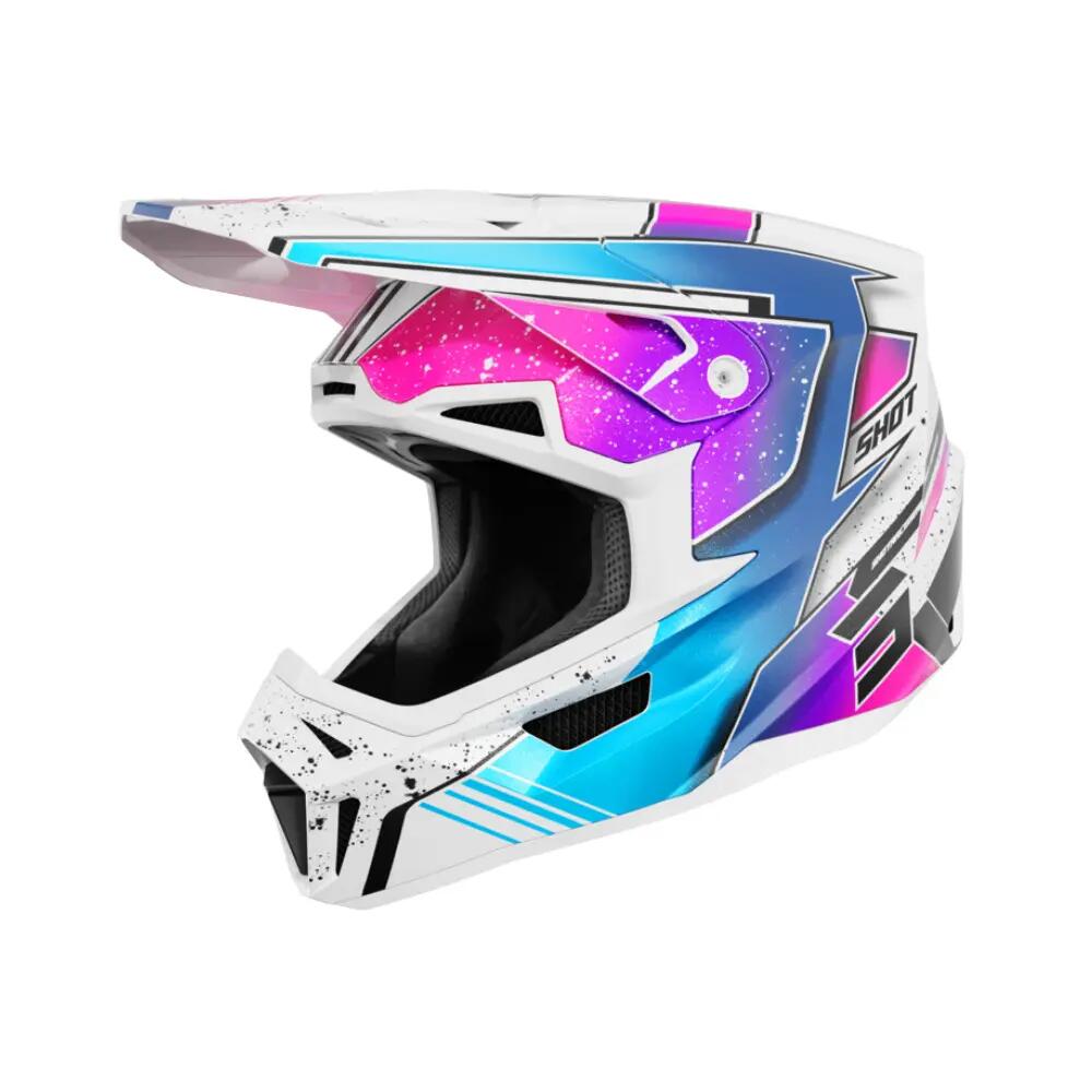 Kask pełnotwarzowy Shot Race Gear Lite-Racing