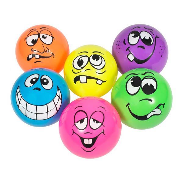 Spordas Funny Faces zestaw 6 piłek PVC Ø 25 cm