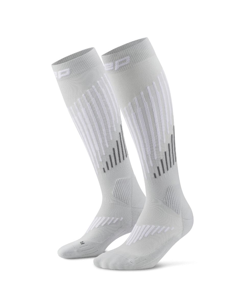 Długie skarpety kompresyjne dla mężczyzn z wełną Merino Core Run CEP