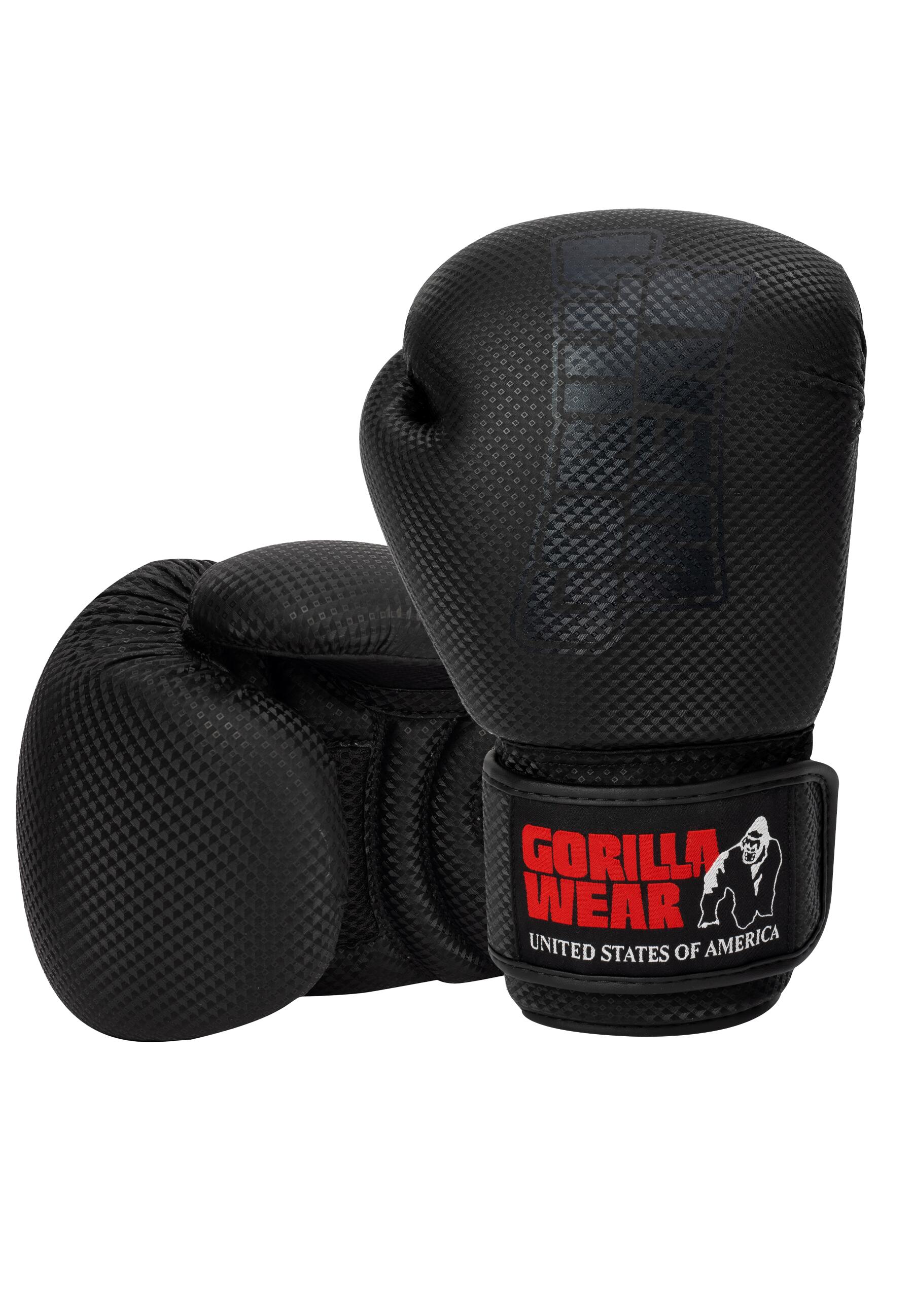Montello Rękawice bokserskie - Czarny - 18oz