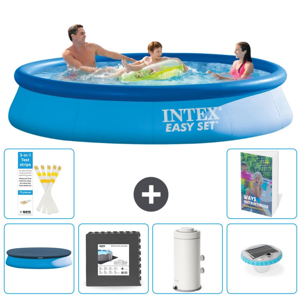 INTEX Basen Easy Set Okrągły - 366x76 cm - 7-częściowy S138