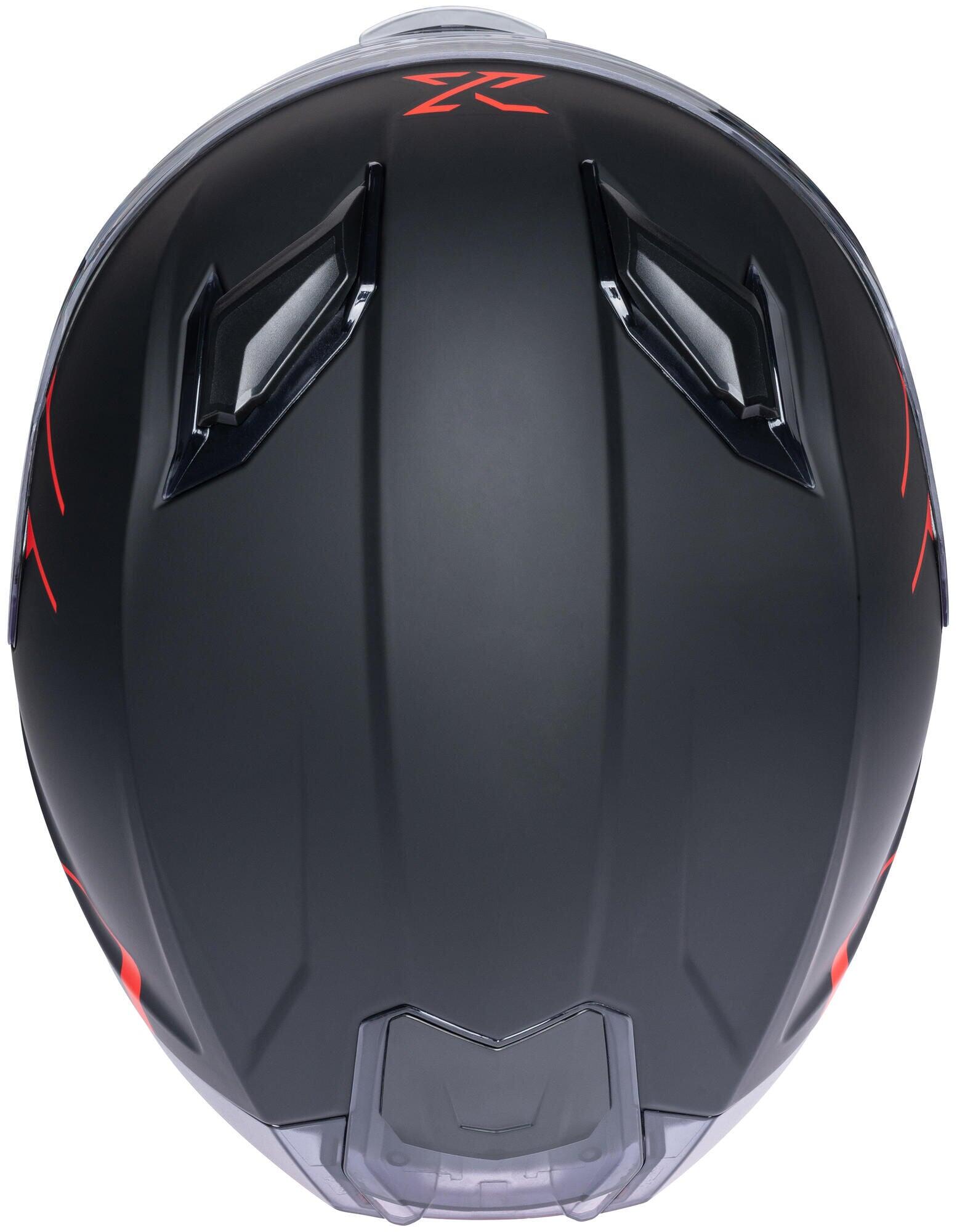 Kask integralny SPEC-X SX-82.03/R2 czarny mat/czerwony M Pinlock 70