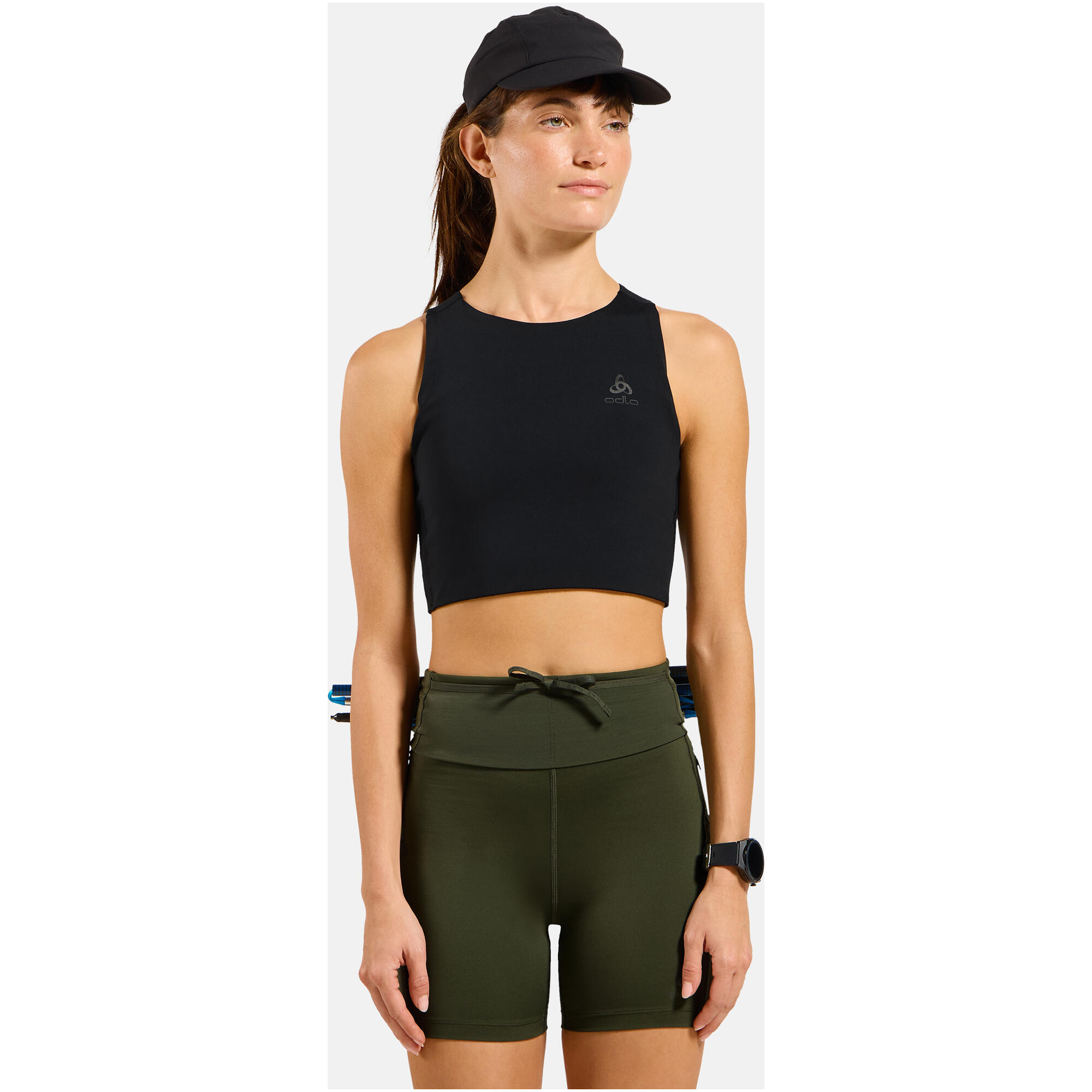 Koszulka tech. bez rękawów damska ODLO Tank crop X-ALP TRAIL CARGO