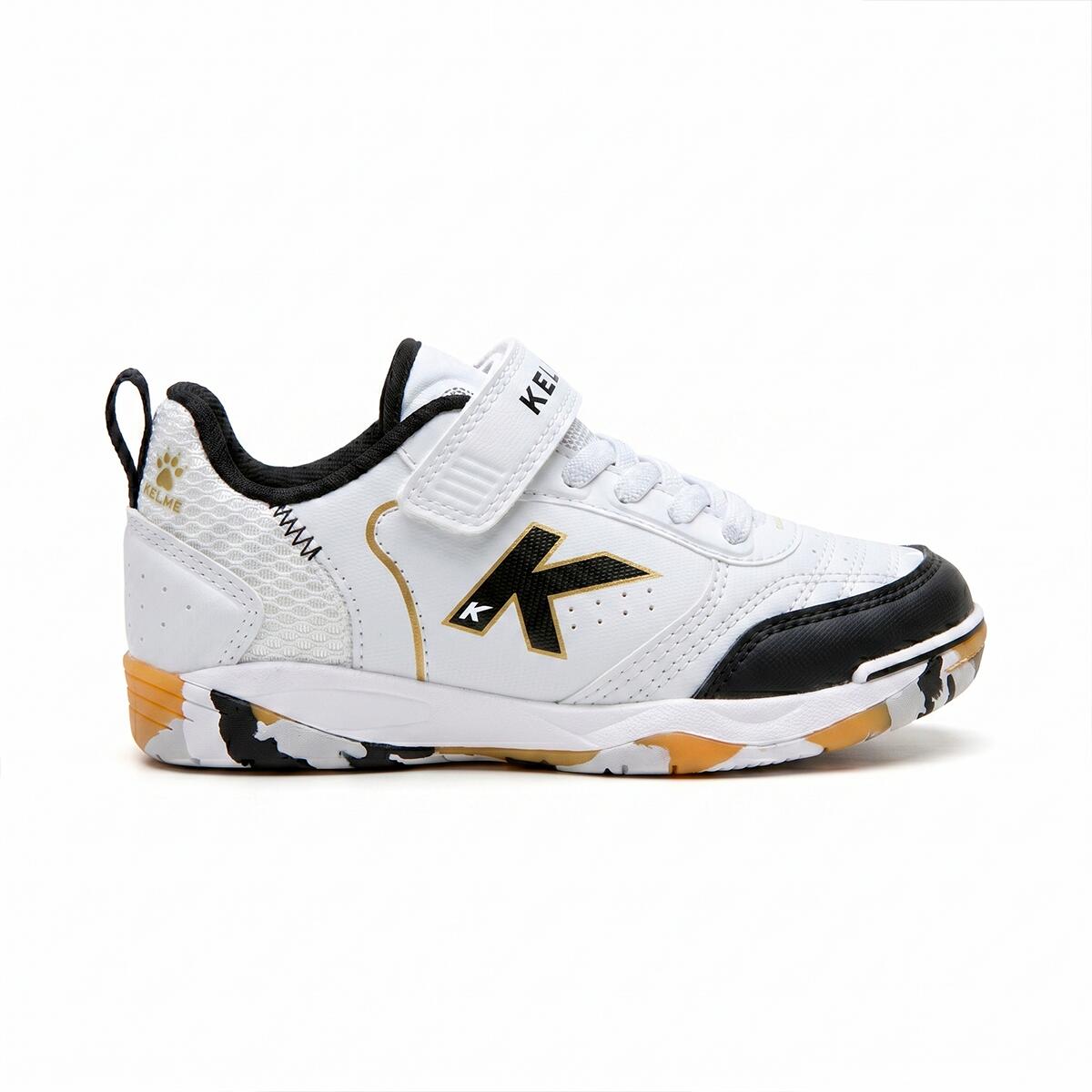 Kelme Zapatillas De Niño Goleiro Elastic Indoor Blanco Unisex
