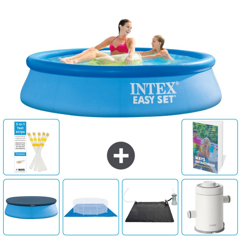 INTEX Basen Easy Set Okrągły - 244x61 cm - 7-częściowy S92