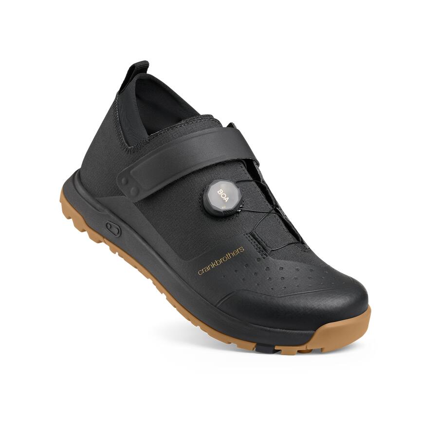 Buty MALLET TRAIL BOA - czarno-złota/brązowa podeszwa