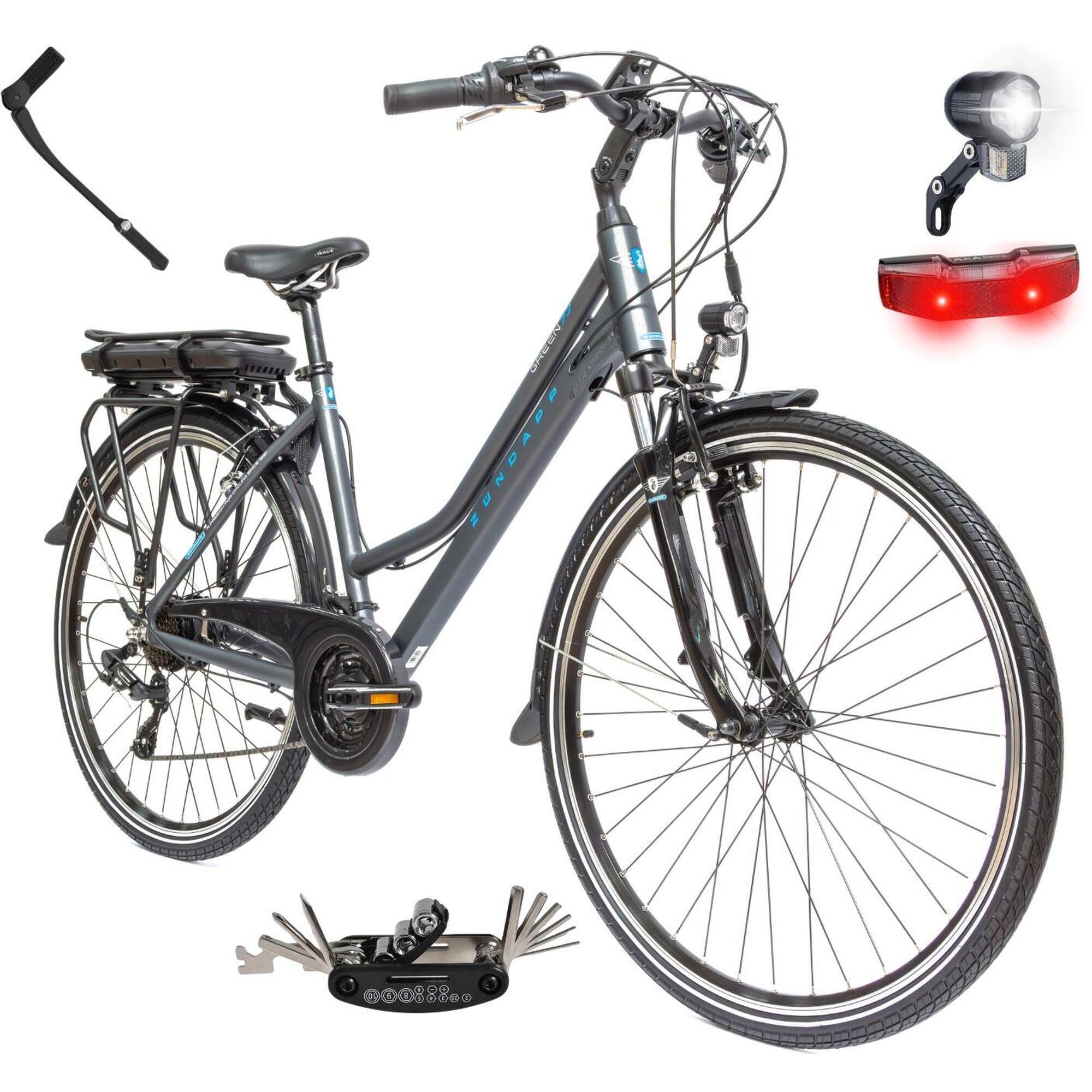 Rower Elektryczny Damski Trekkingowy 28 SHIMANO 250 W LCD Aluminium 2025 UE