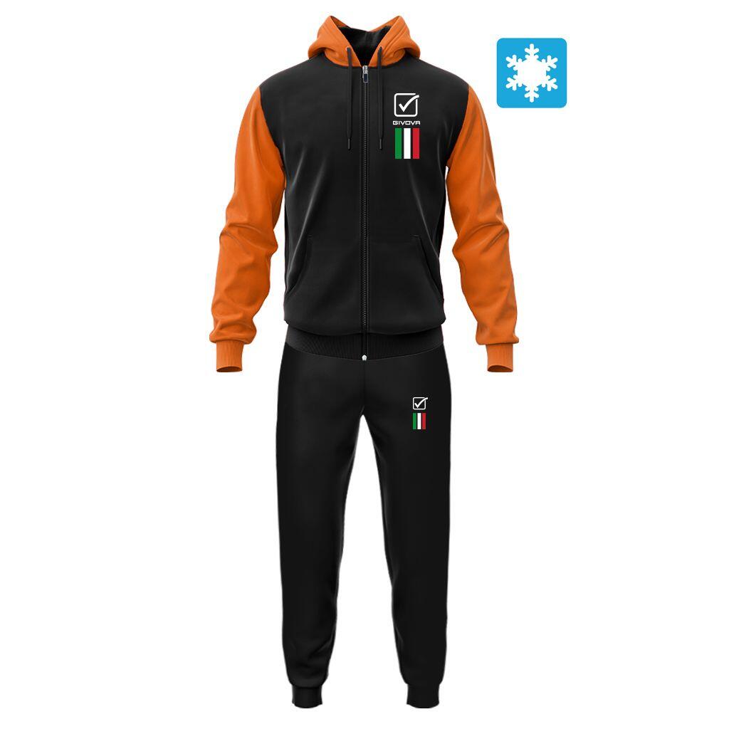 Givova Tuta Italia 101 Dres męski z kapturem, felpa, 2XS