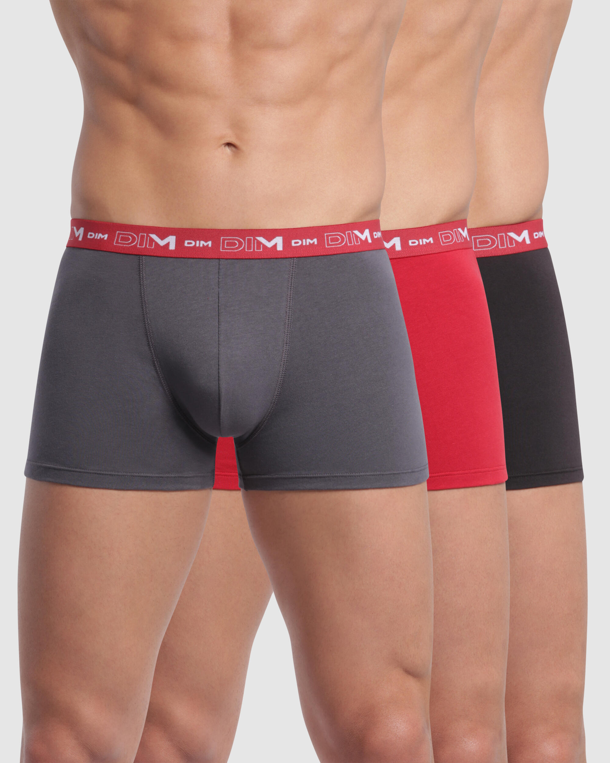Zestaw 3 bokserów DIM Coton Stretch