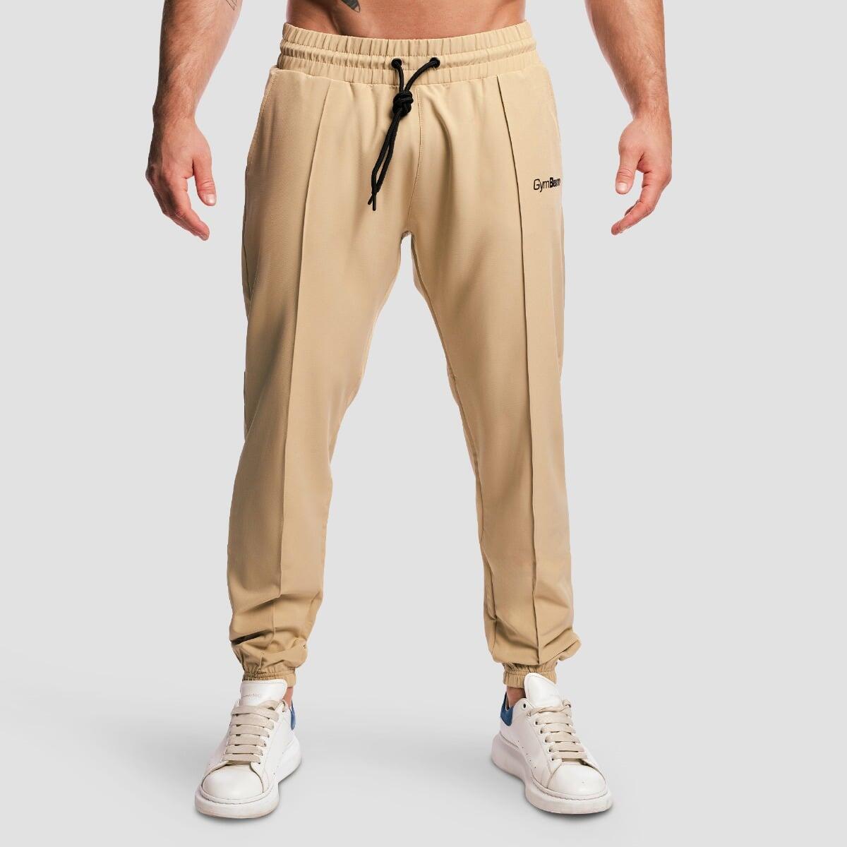 Spodnie męskie fitness jogger beżowe ARC