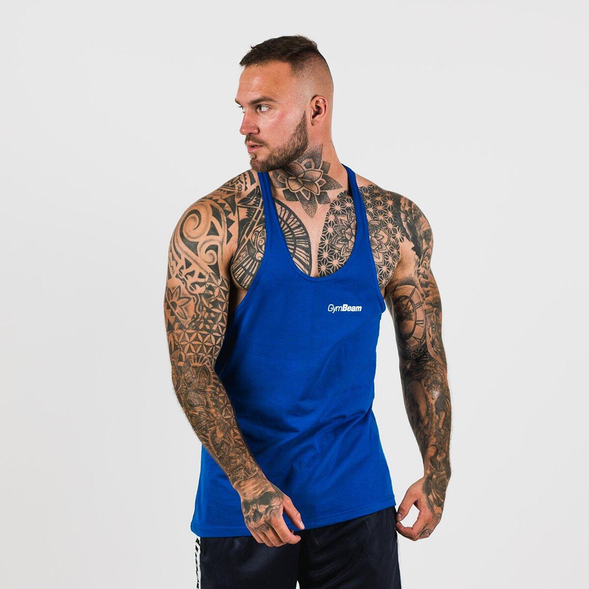 Podkoszulek męski fitness oddychający granatowy Stringer