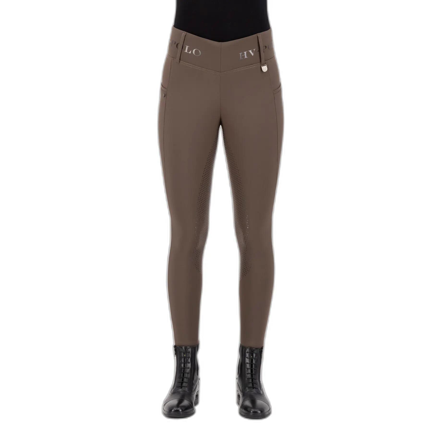 Damskie legginsy jeździeckie z pełną przyczepnością HV Polo Favourite Midwaist