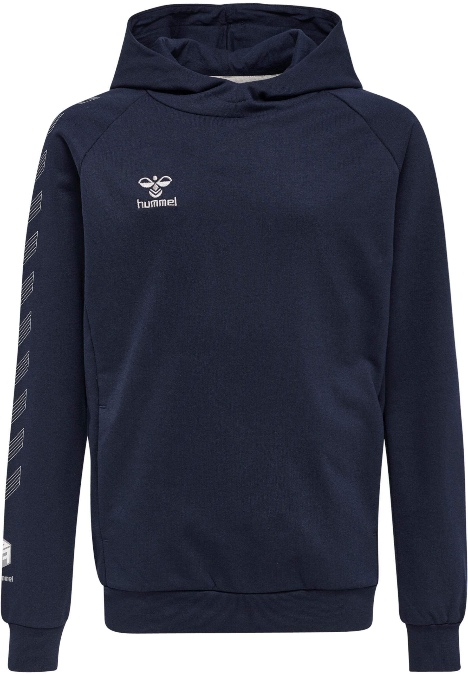 Dziecięca bawełniana bluza z kapturem Hummel Move Grid