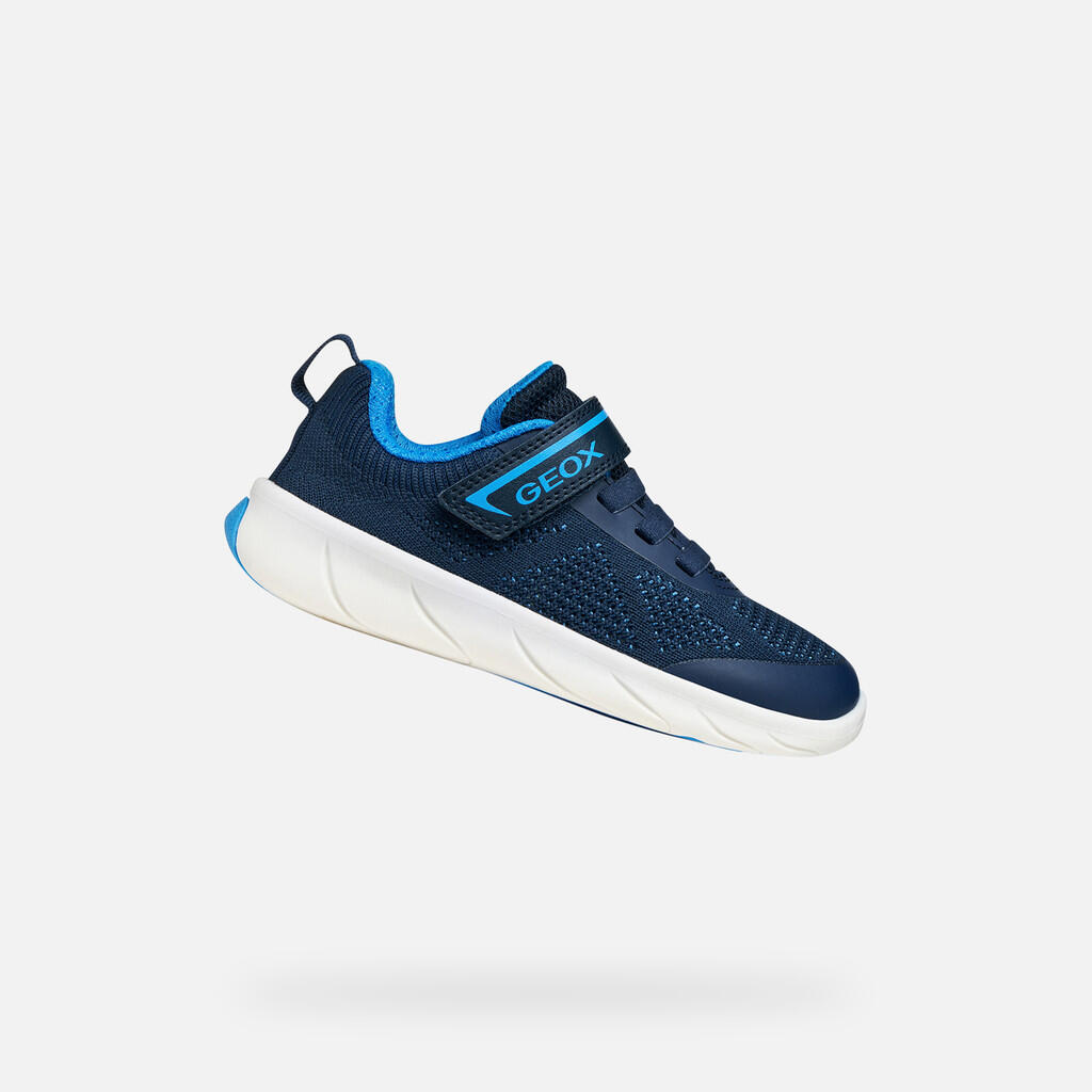 Buty GEOX J FOOT RUN Niebieski