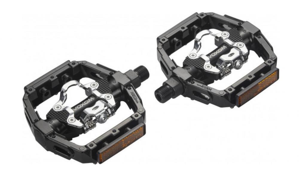 Płaski pedał SPD Voxom 100 x 100 mm czarny