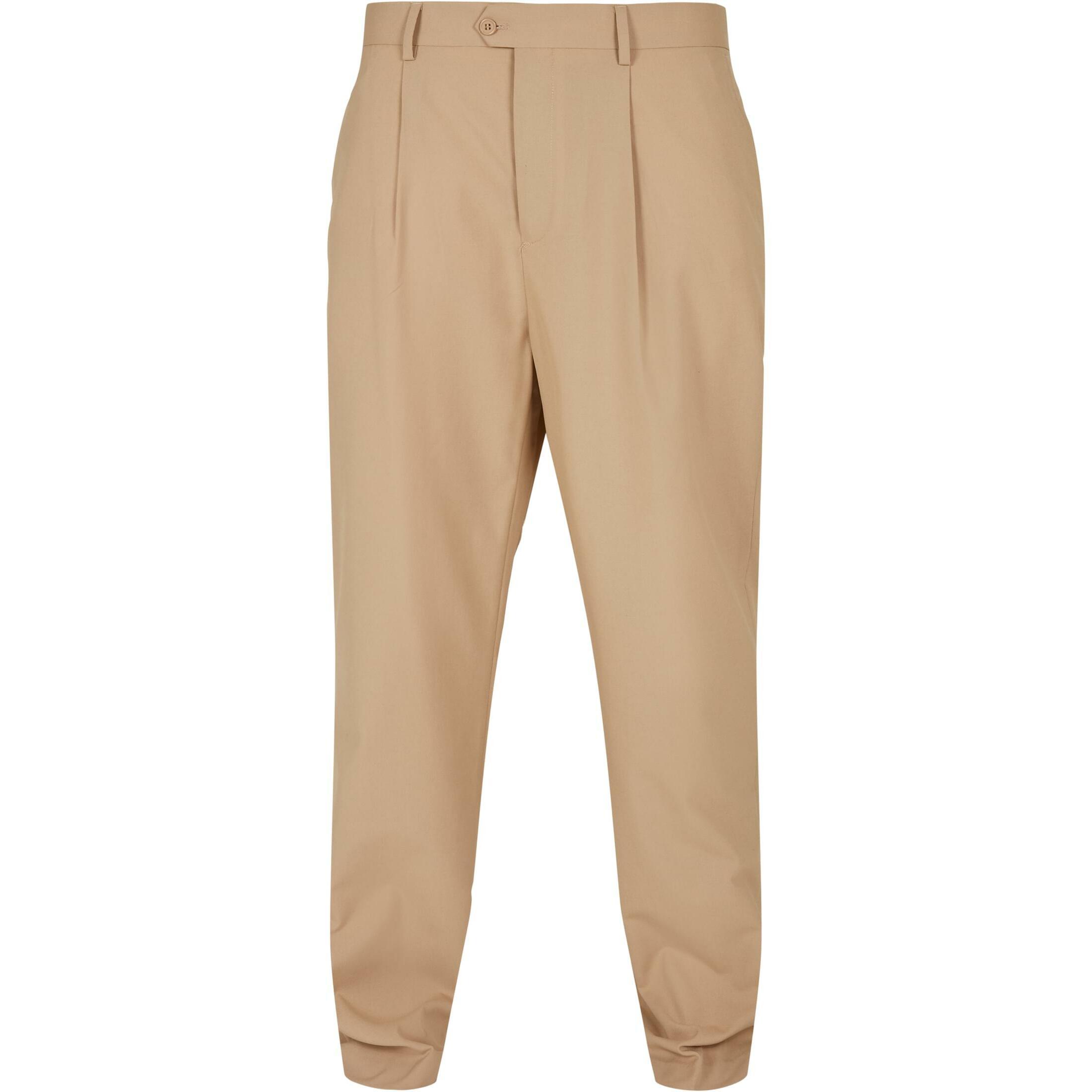 Spodnie plisowane Urban Classics Straight